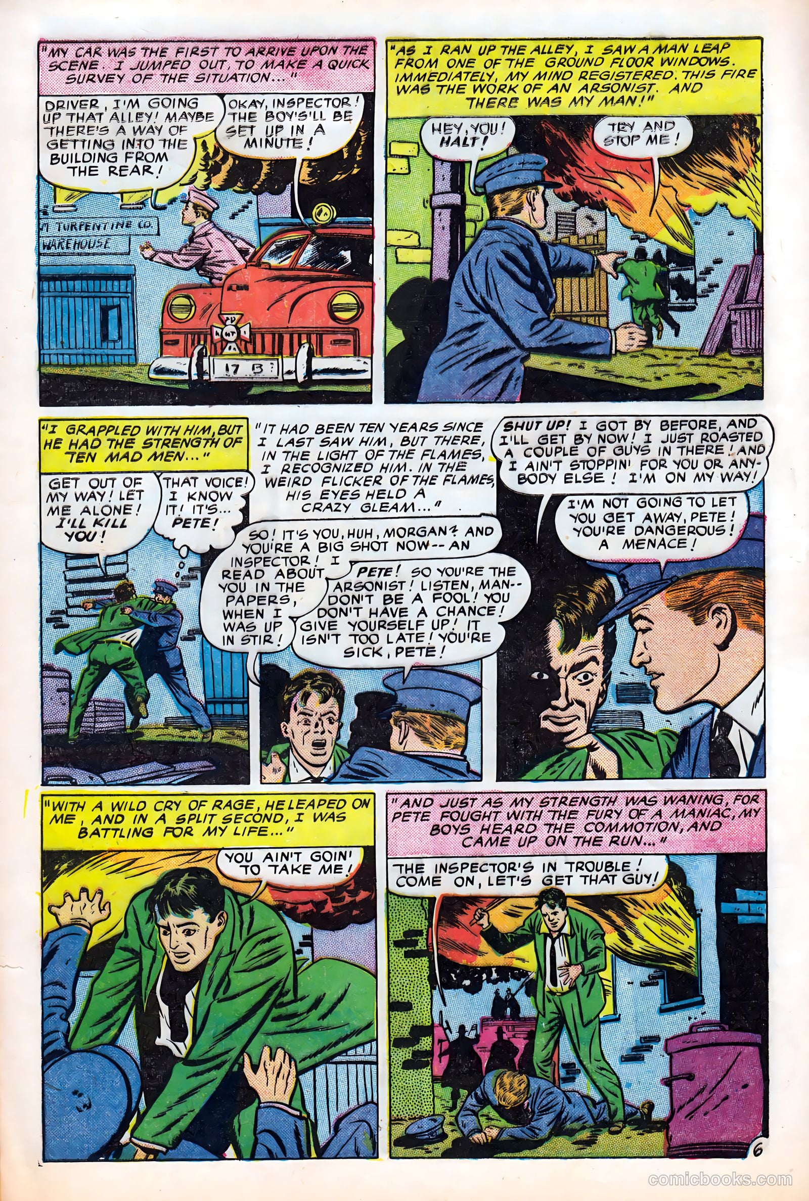Men Against Crime #6 (1951) — page 8 of 36