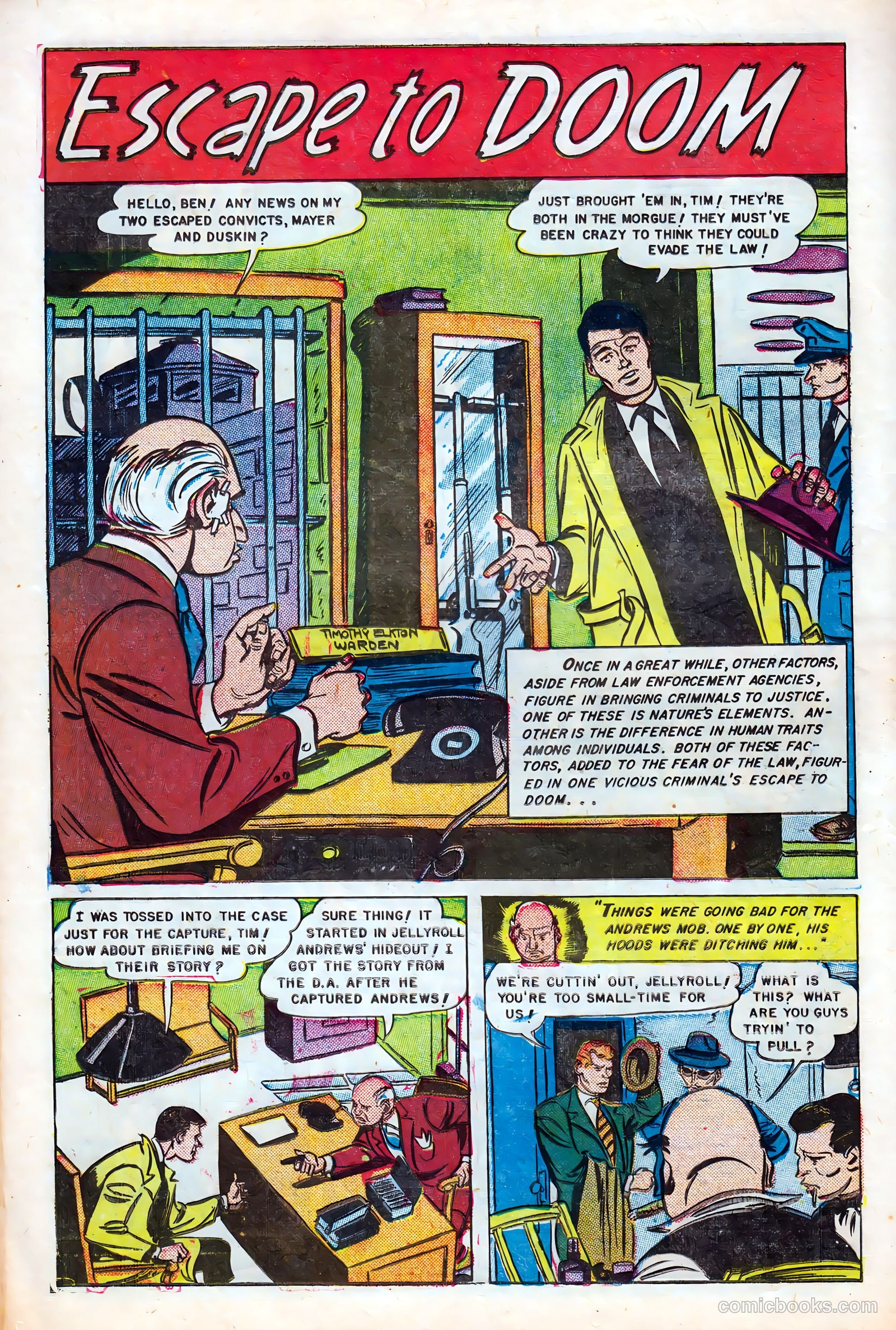 Men Against Crime #6 (1951) — page 18 of 36