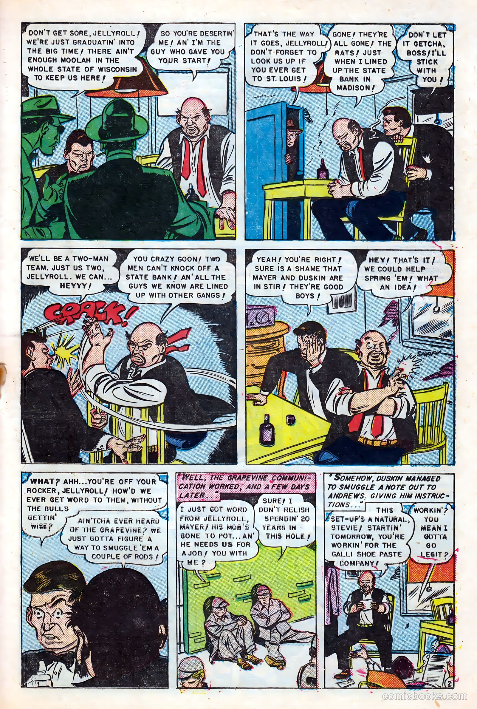 Men Against Crime #6 (1951) — page 19 of 36