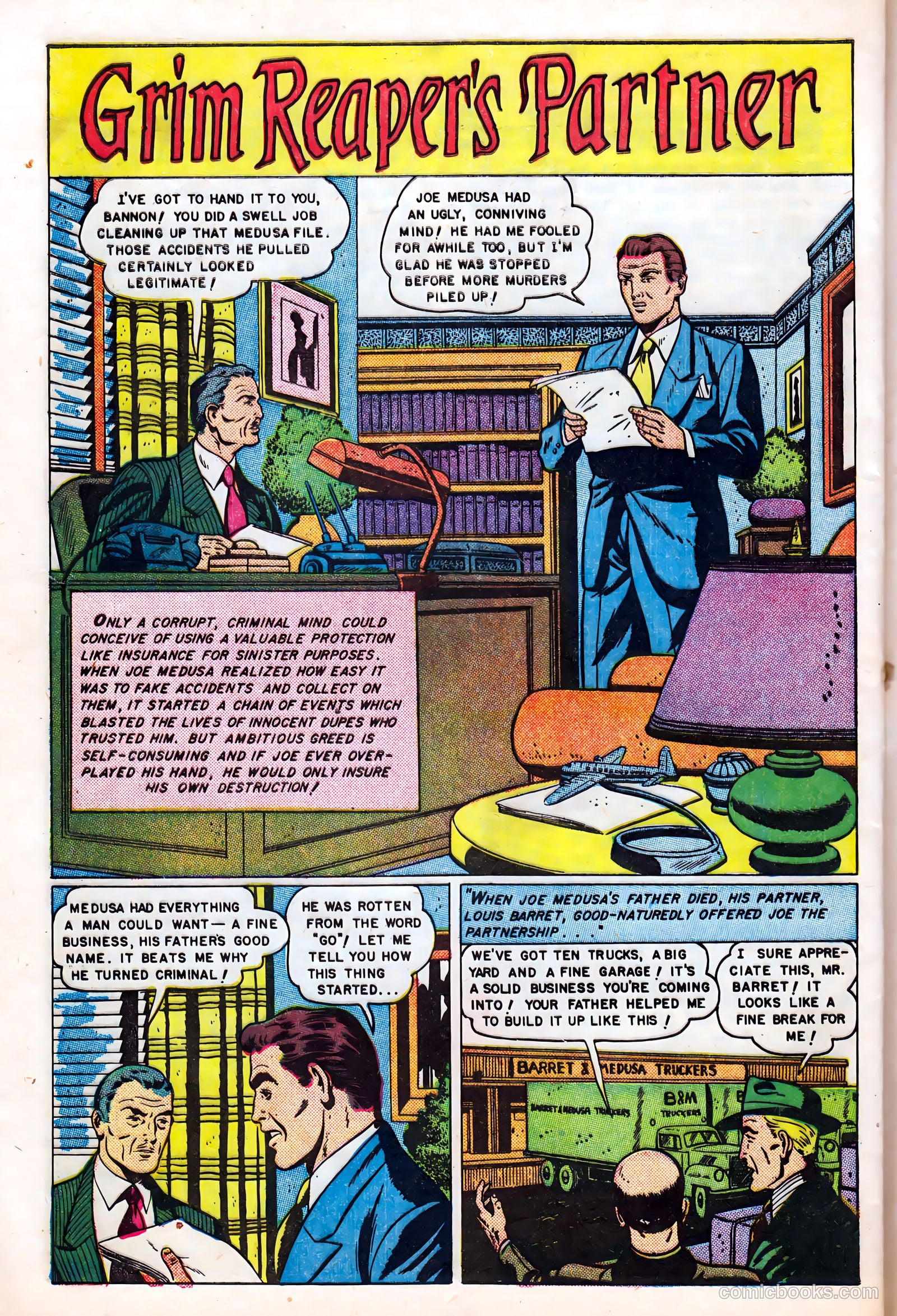 Men Against Crime #6 (1951) — page 28 of 36