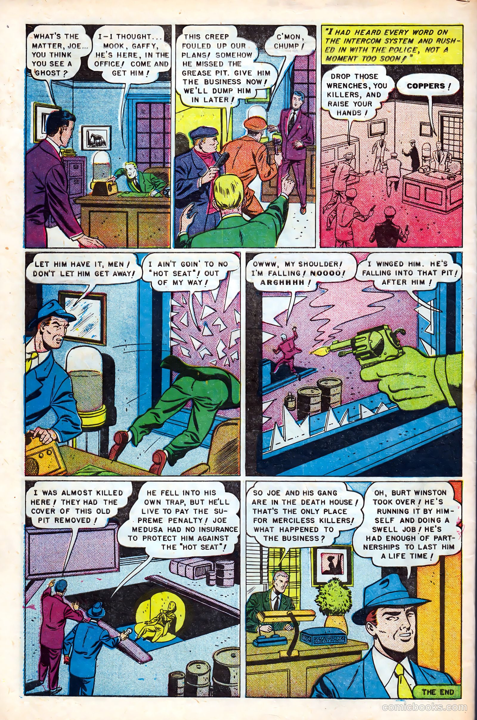 Men Against Crime #6 (1951) — page 34 of 36