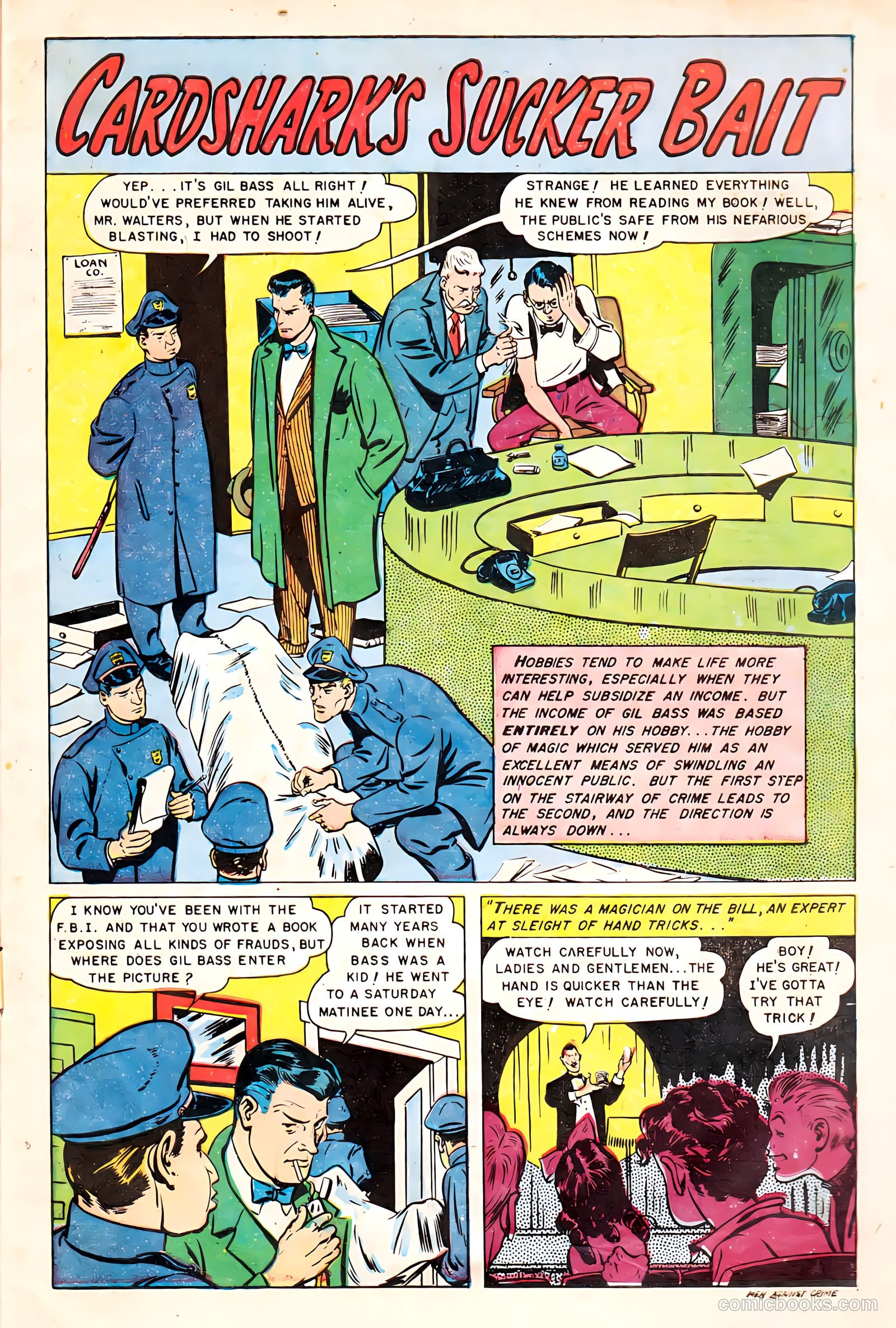 Men Against Crime #7 (1951) — page 3 of 36