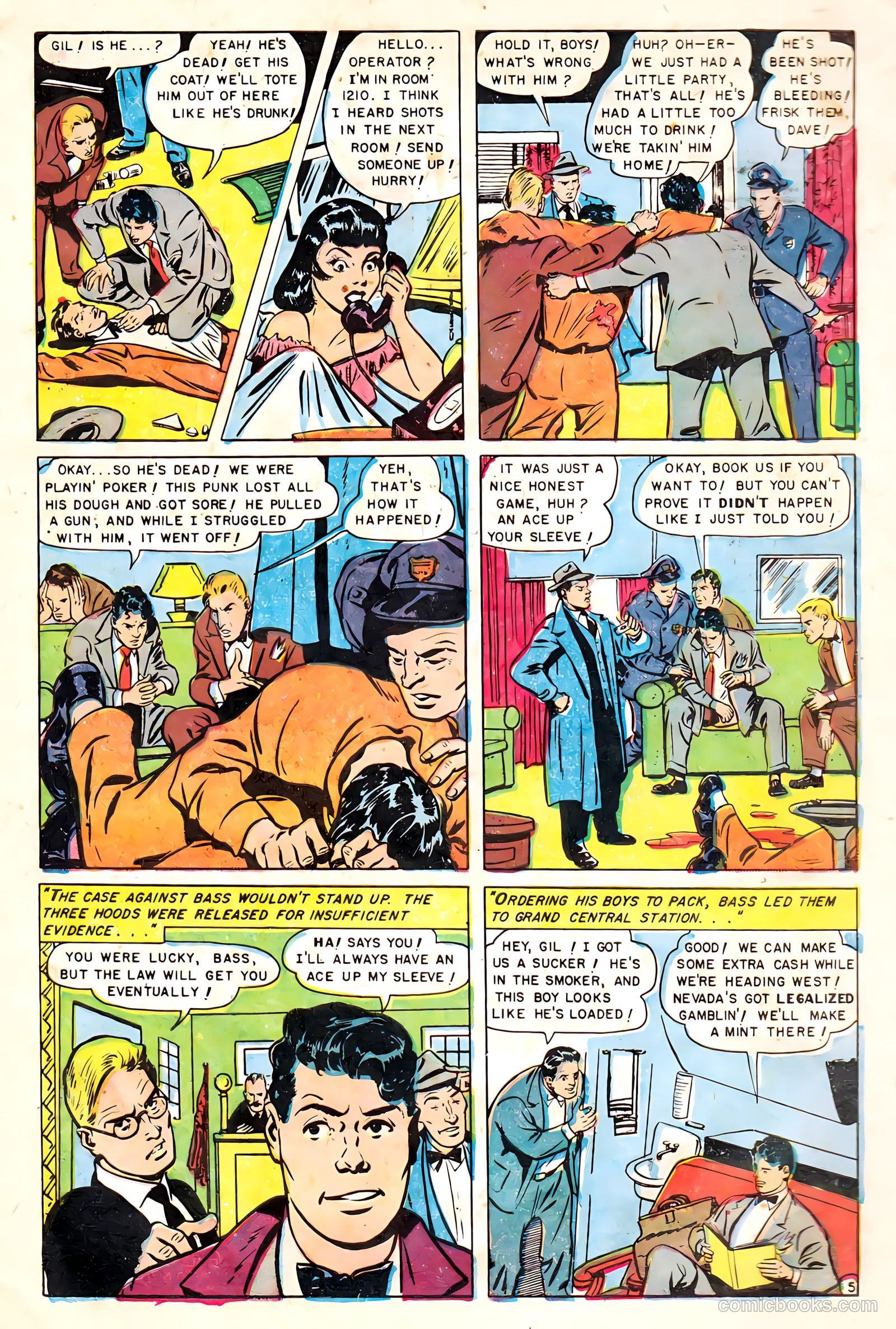 Men Against Crime #7 (1951) — page 7 of 36