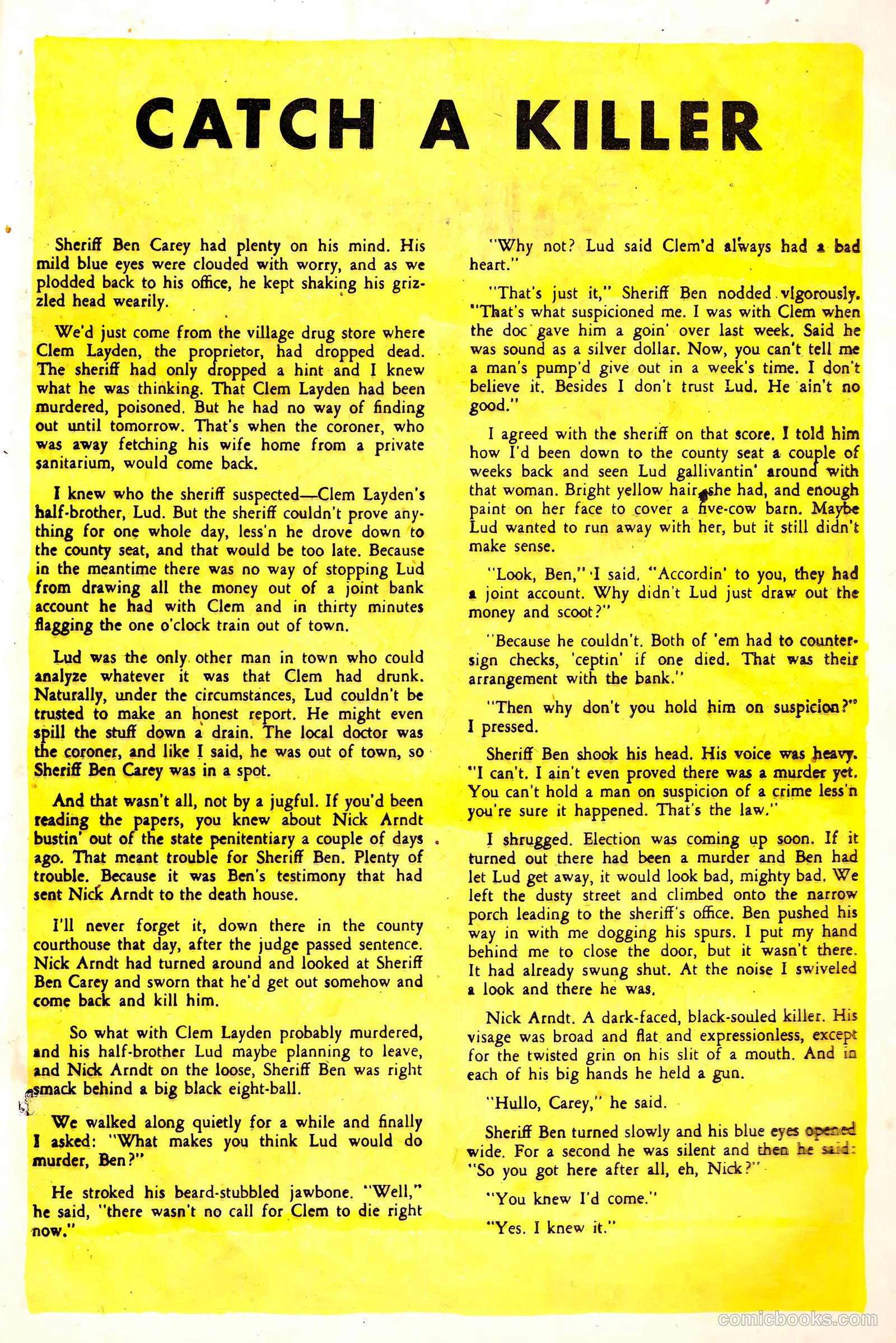 Men Against Crime #7 (1951) — page 25 of 36