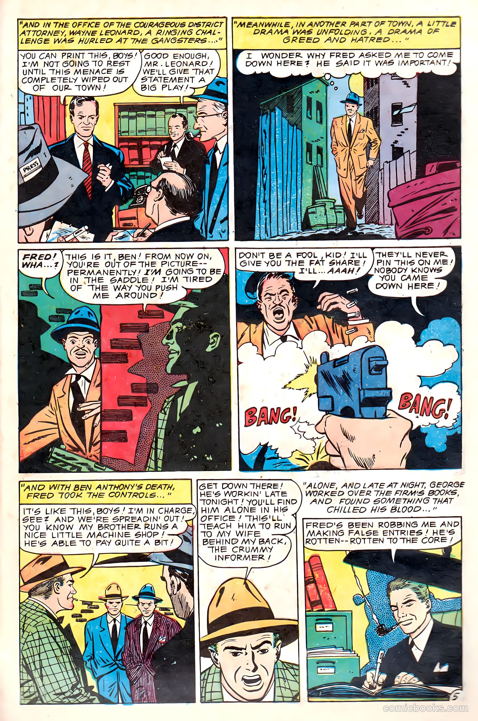 Men Against Crime #7 (1951) — page 31 of 36