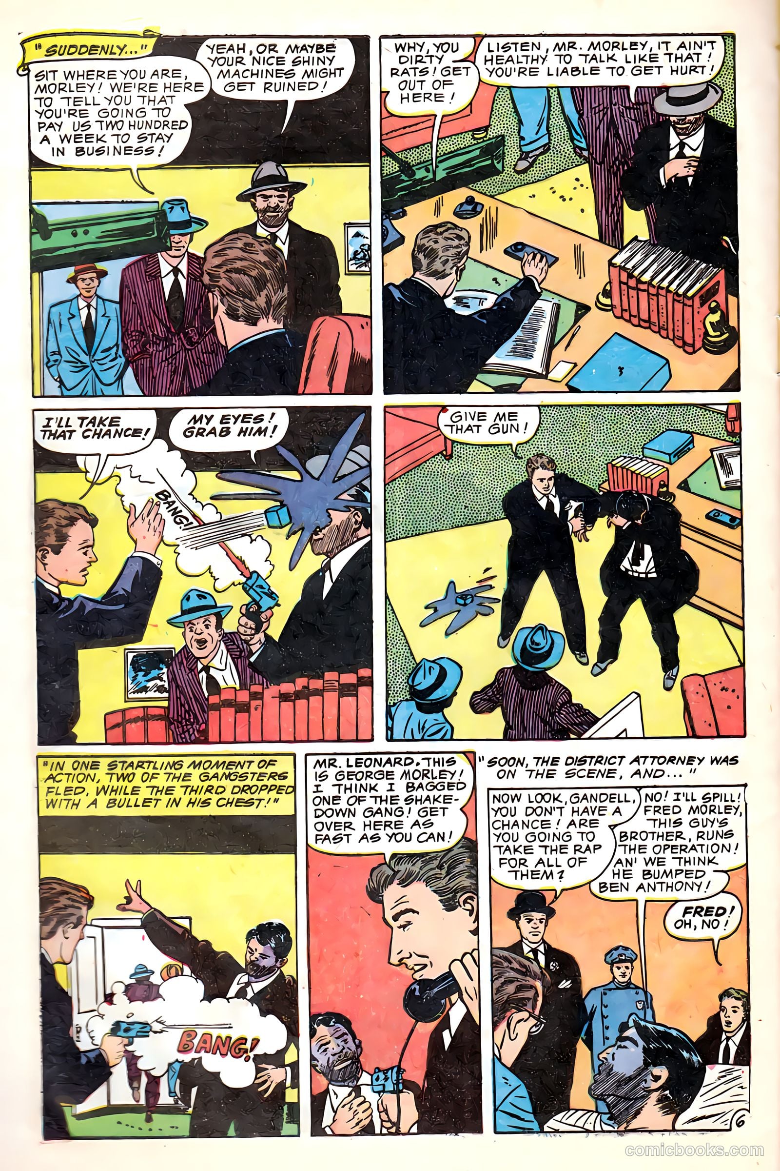 Men Against Crime #7 (1951) — page 32 of 36