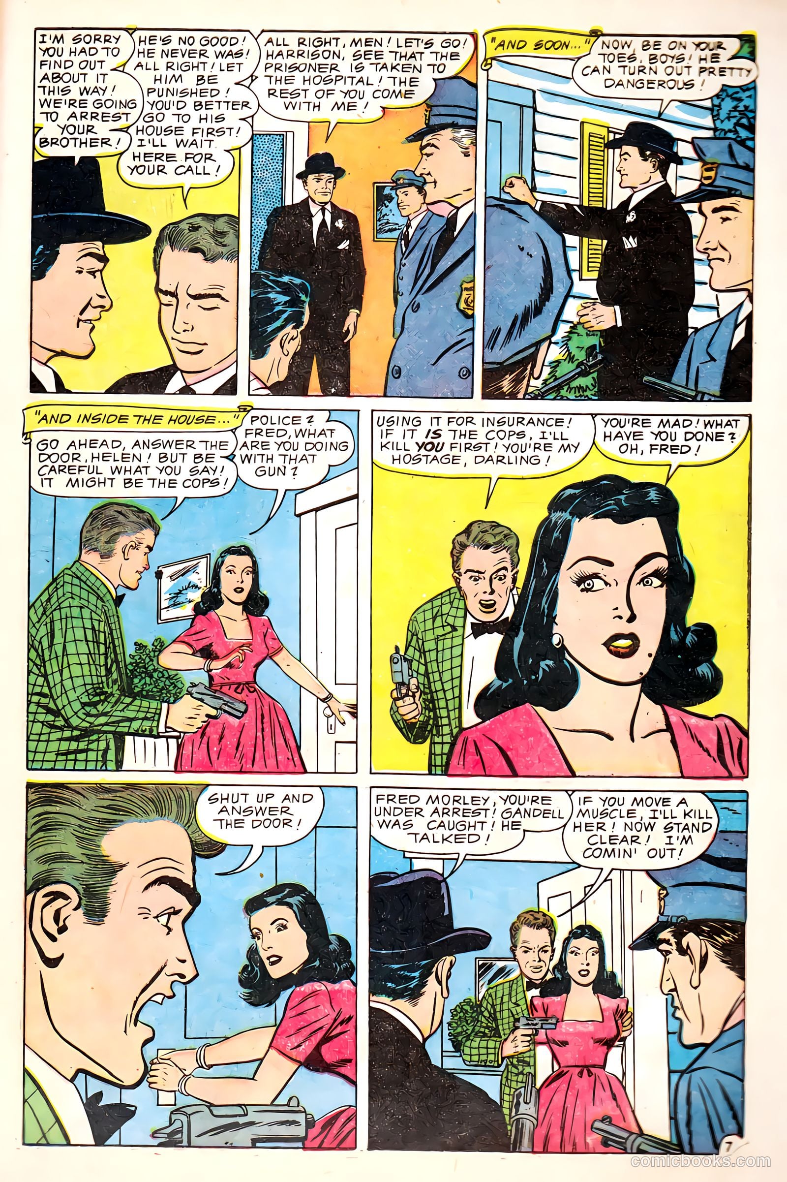 Men Against Crime #7 (1951) — page 33 of 36