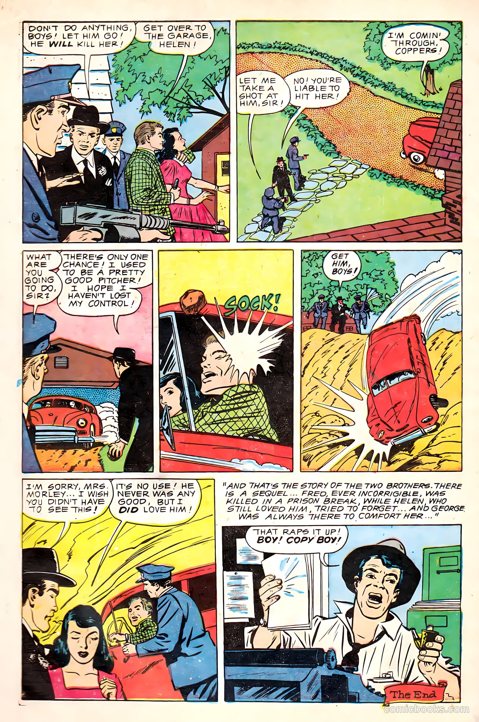 Men Against Crime #7 (1951) — page 34 of 36