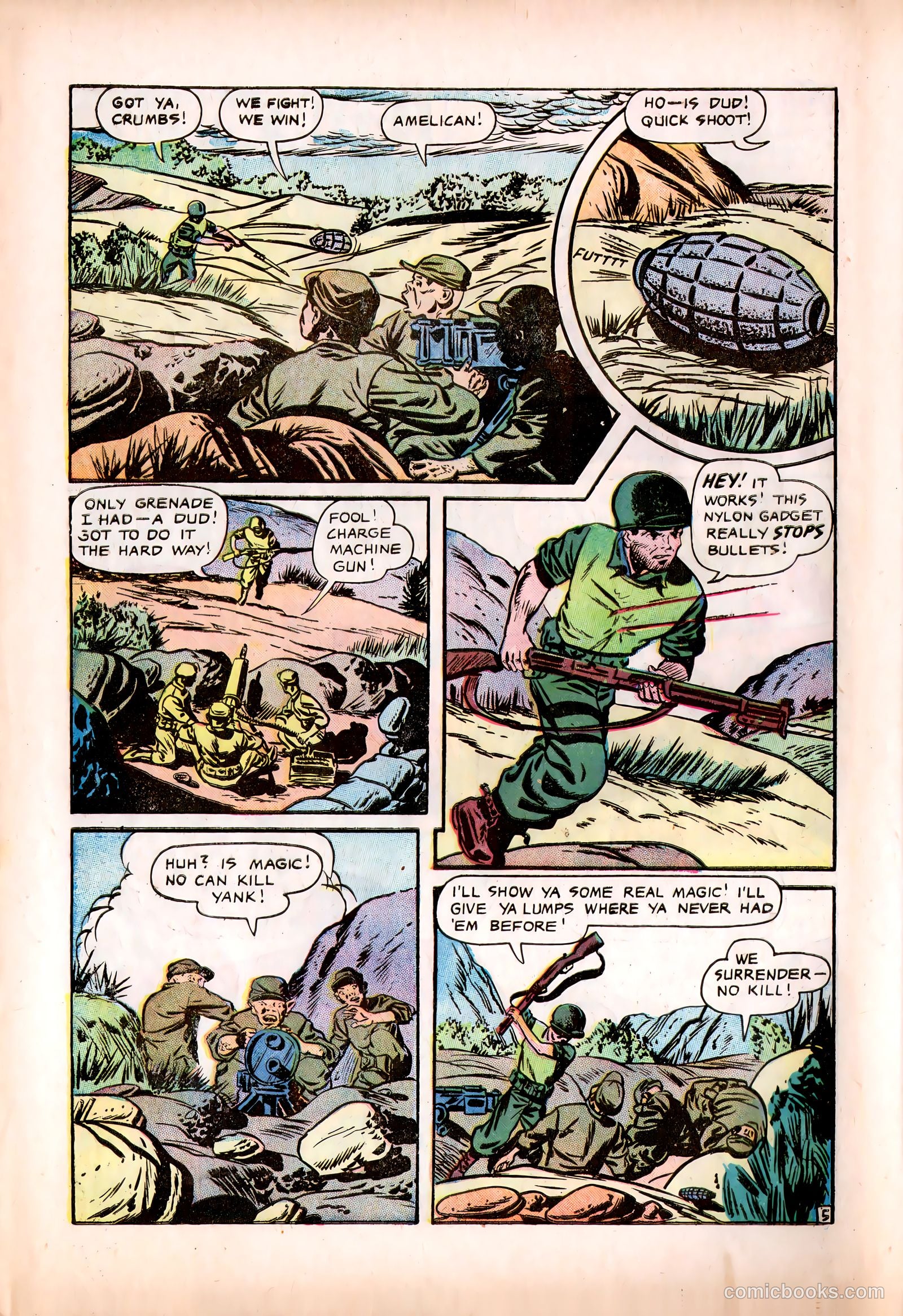 Men in Action #1 (1957) — page 8 of 37