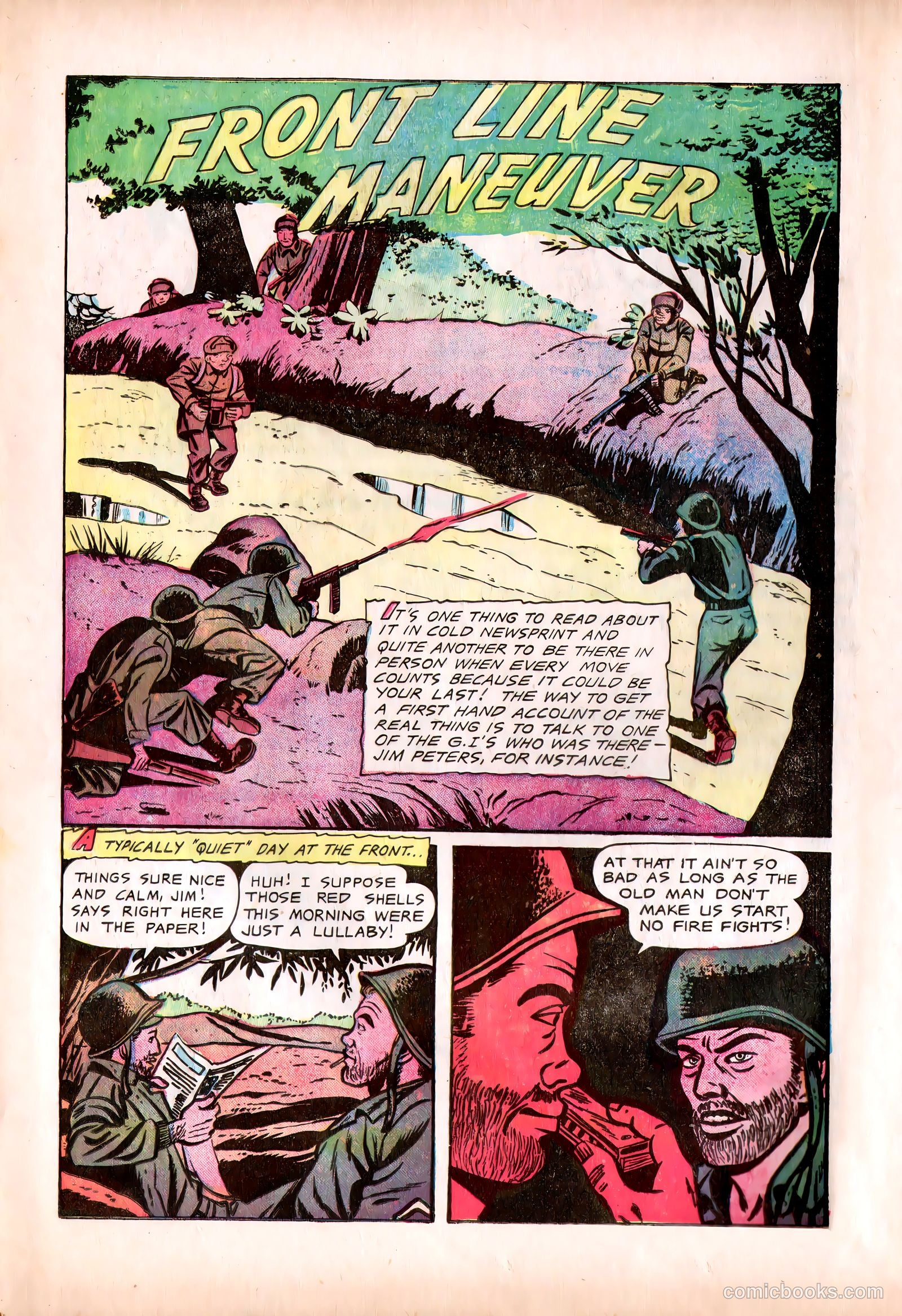 Men in Action #1 (1957) — page 12 of 37