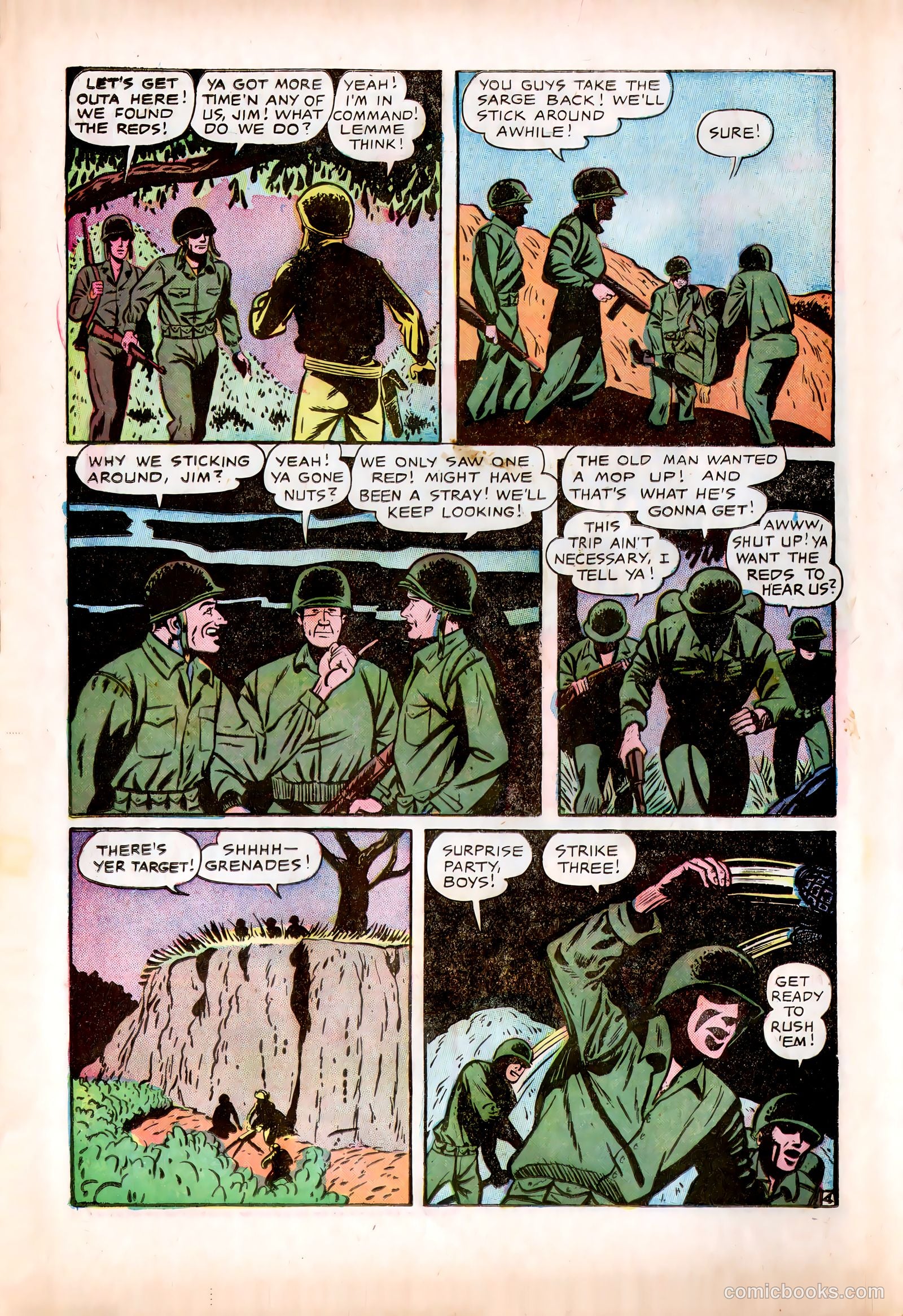 Men in Action #1 (1957) — page 16 of 37