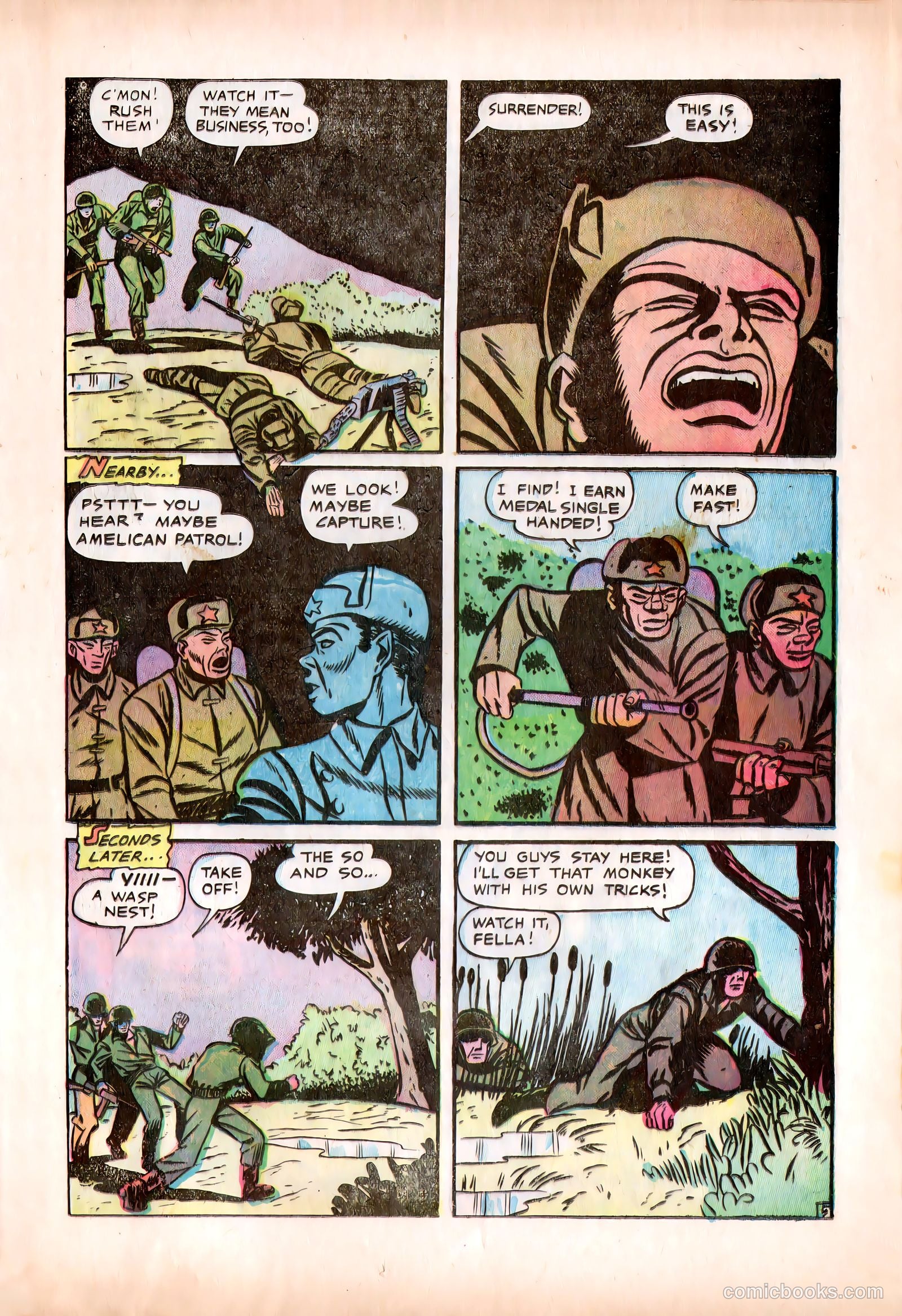 Men in Action #1 (1957) — page 17 of 37