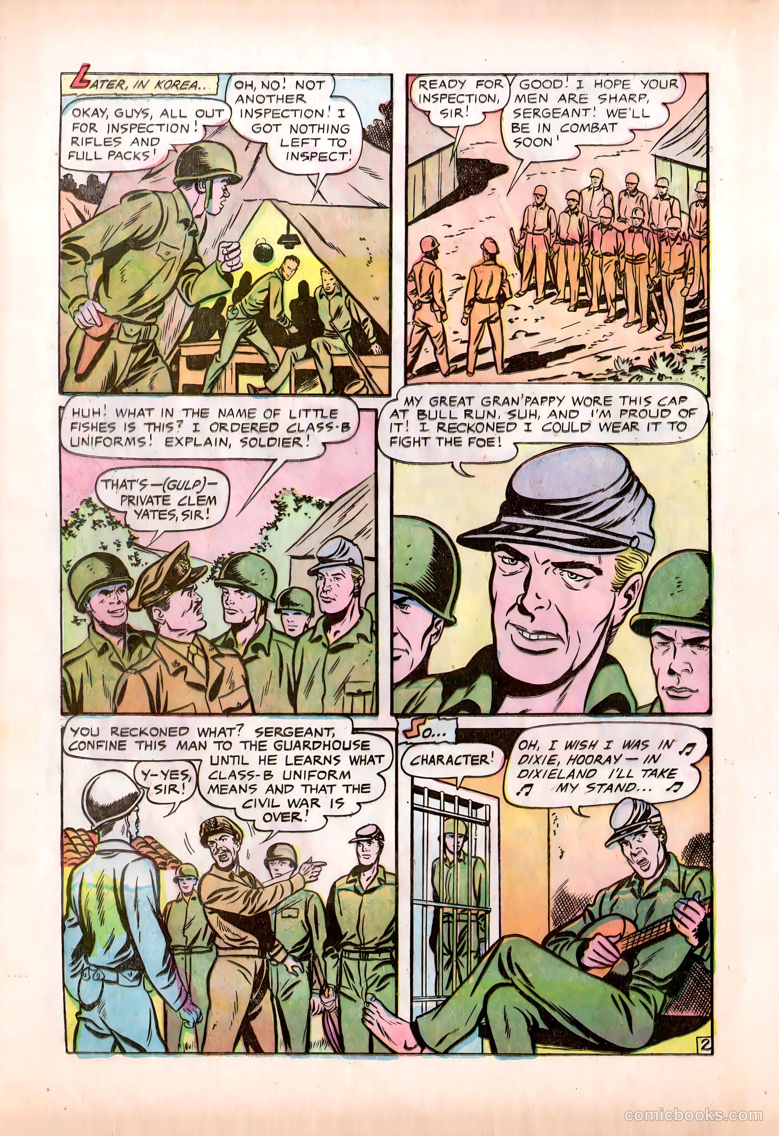 Men in Action #1 (1957) — page 20 of 37