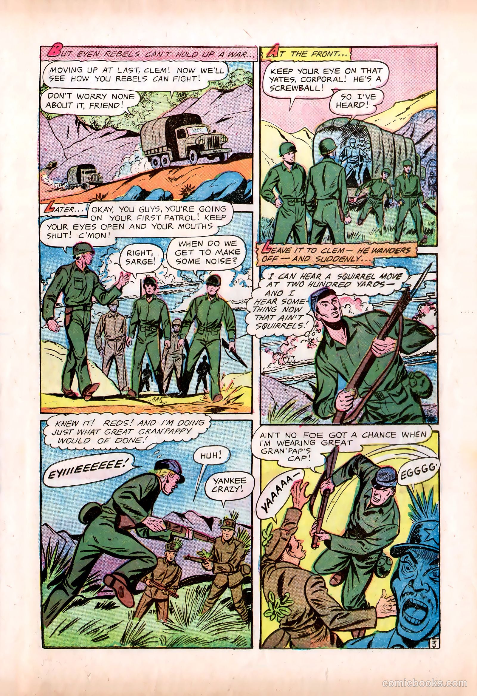 Men in Action #1 (1957) — page 21 of 37