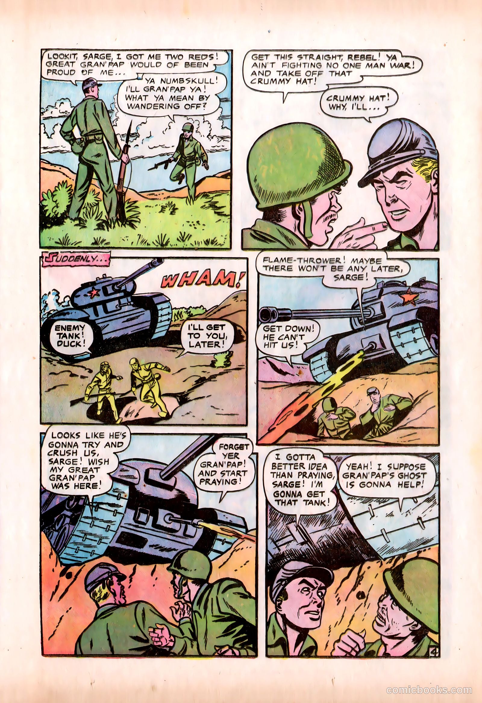 Men in Action #1 (1957) — page 23 of 37