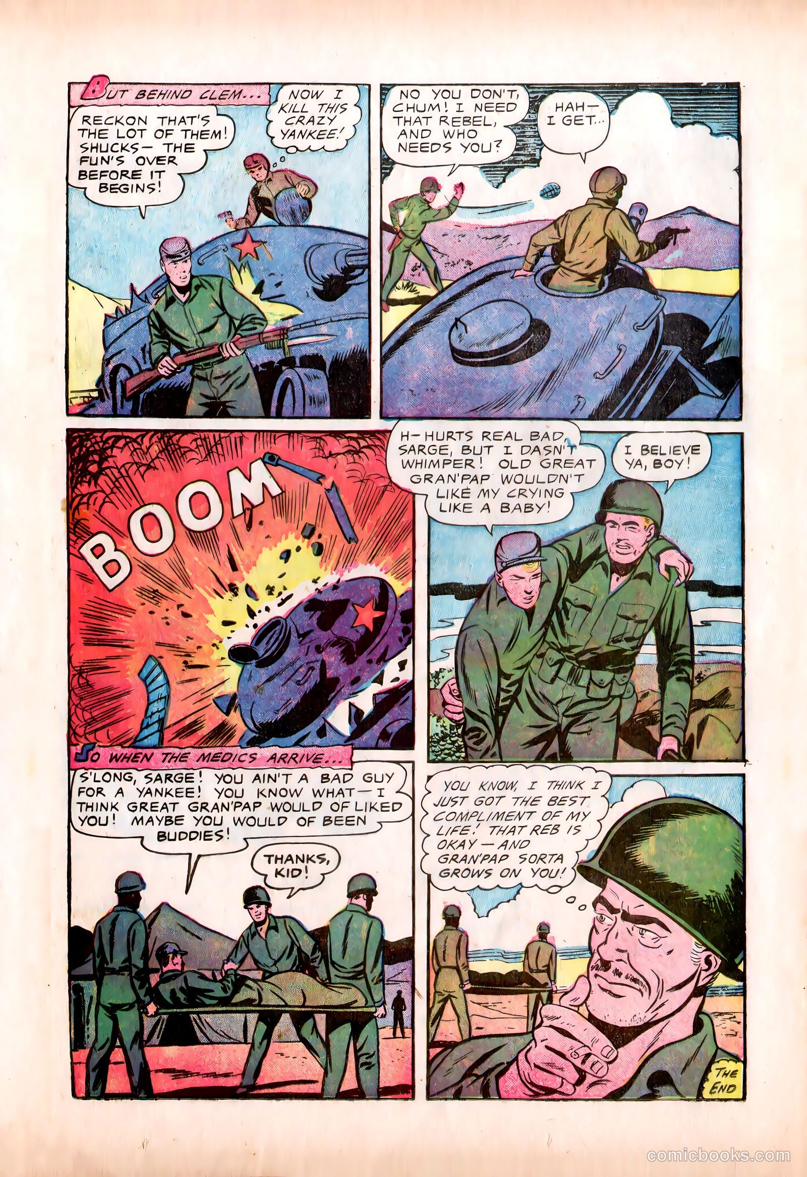 Men in Action #1 (1957) — page 25 of 37