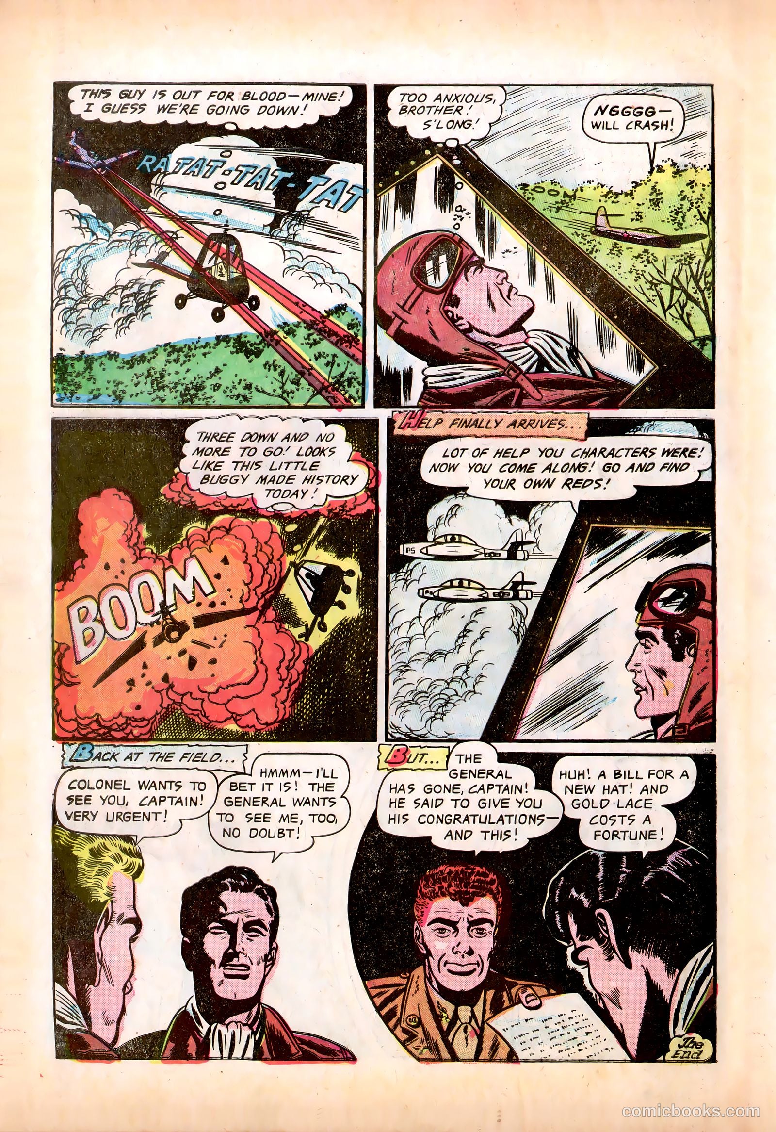 Men in Action #1 (1957) — page 34 of 37