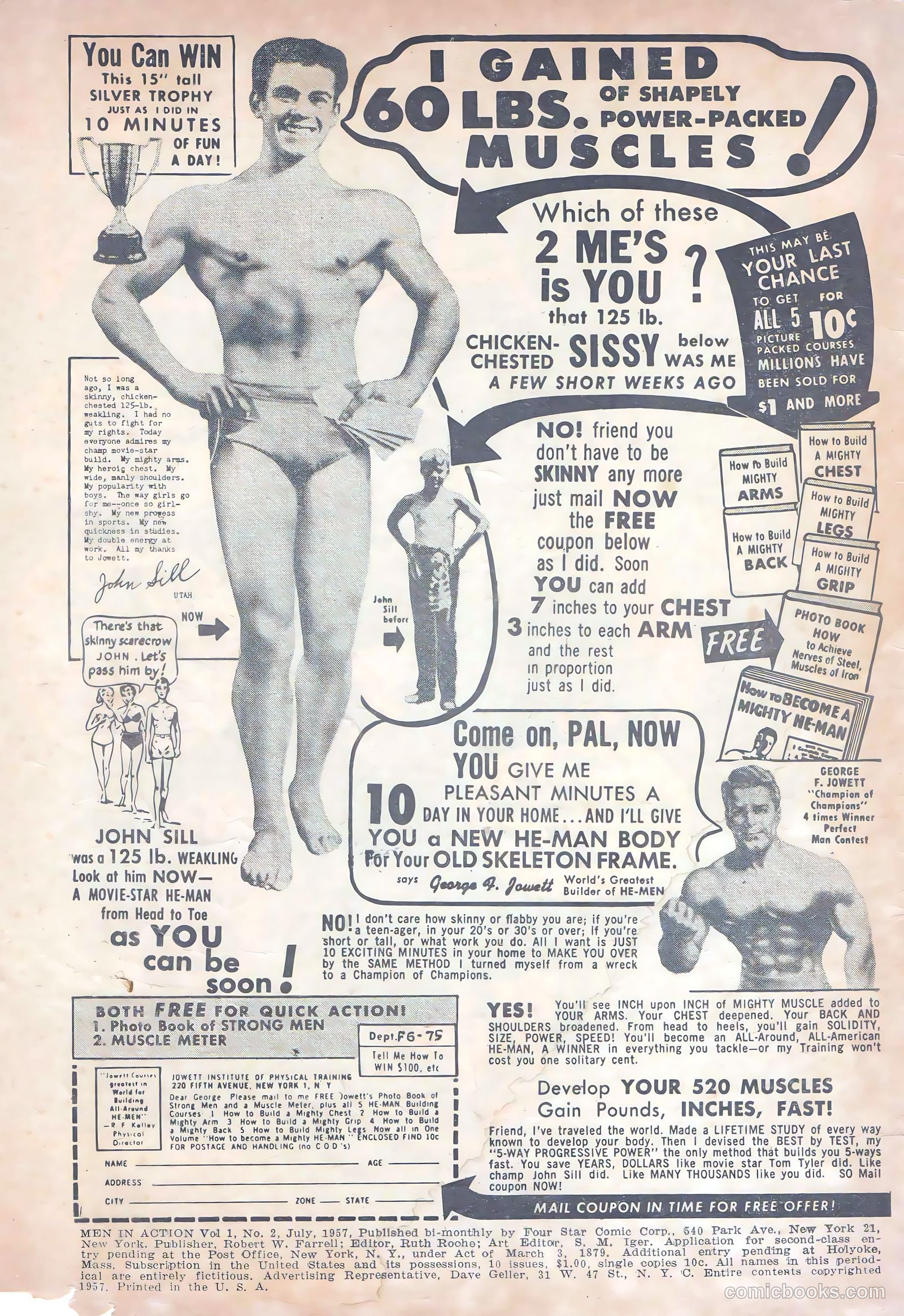 Men in Action #2 (1957) — page 3 of 37