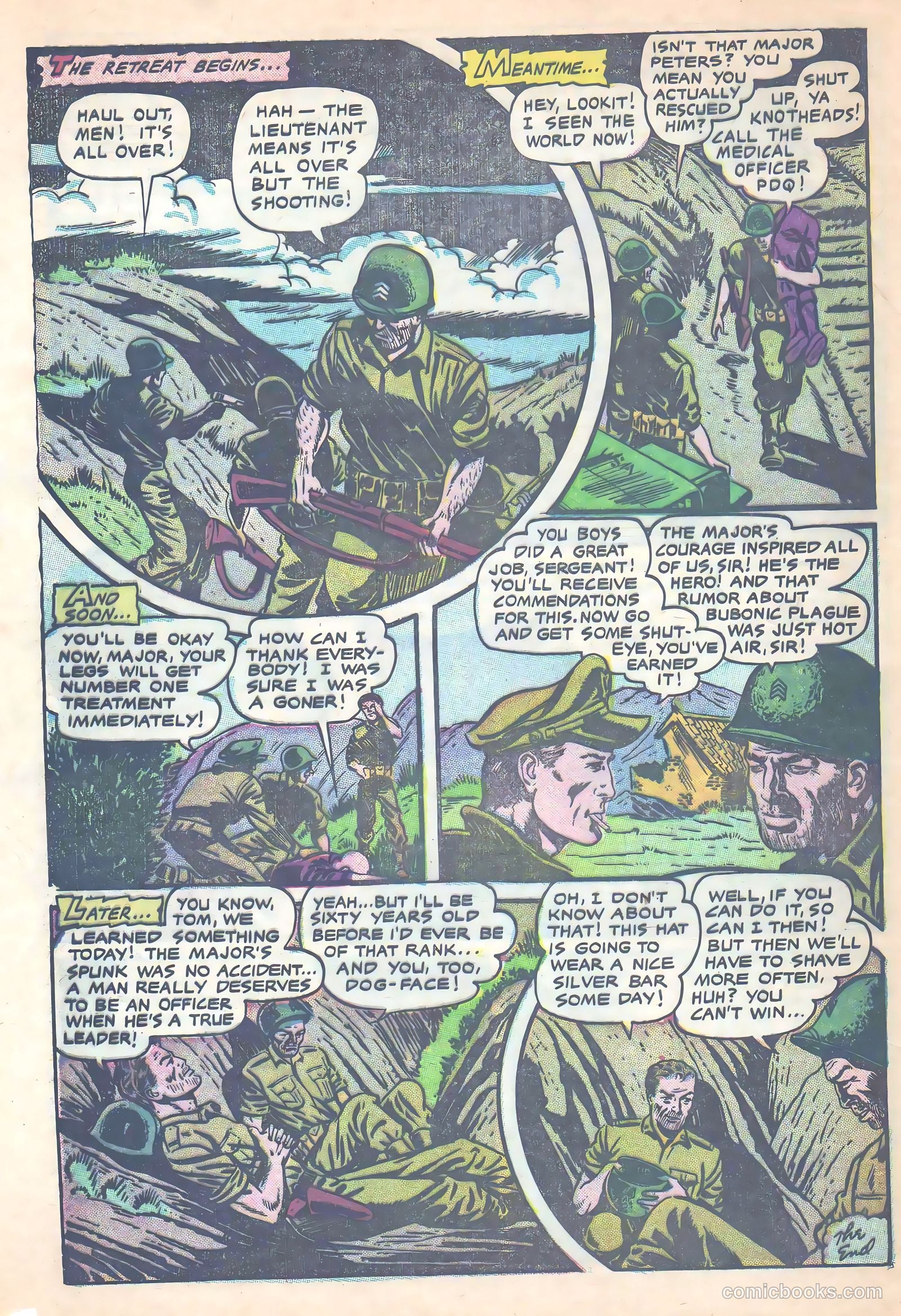Men in Action #2 (1957) — page 35 of 37