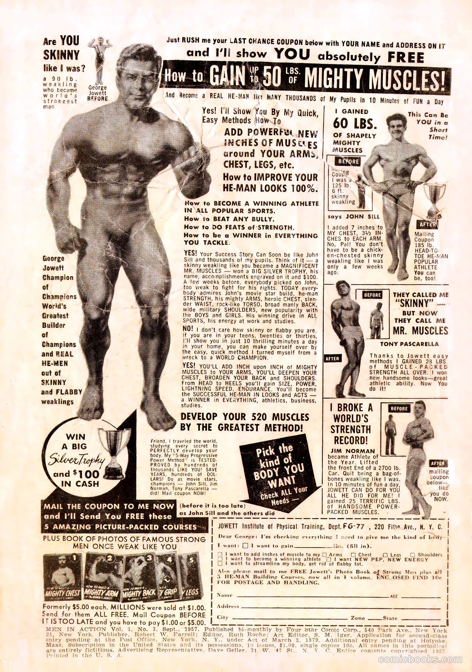 Men in Action #3 (1957) — page 2 of 36