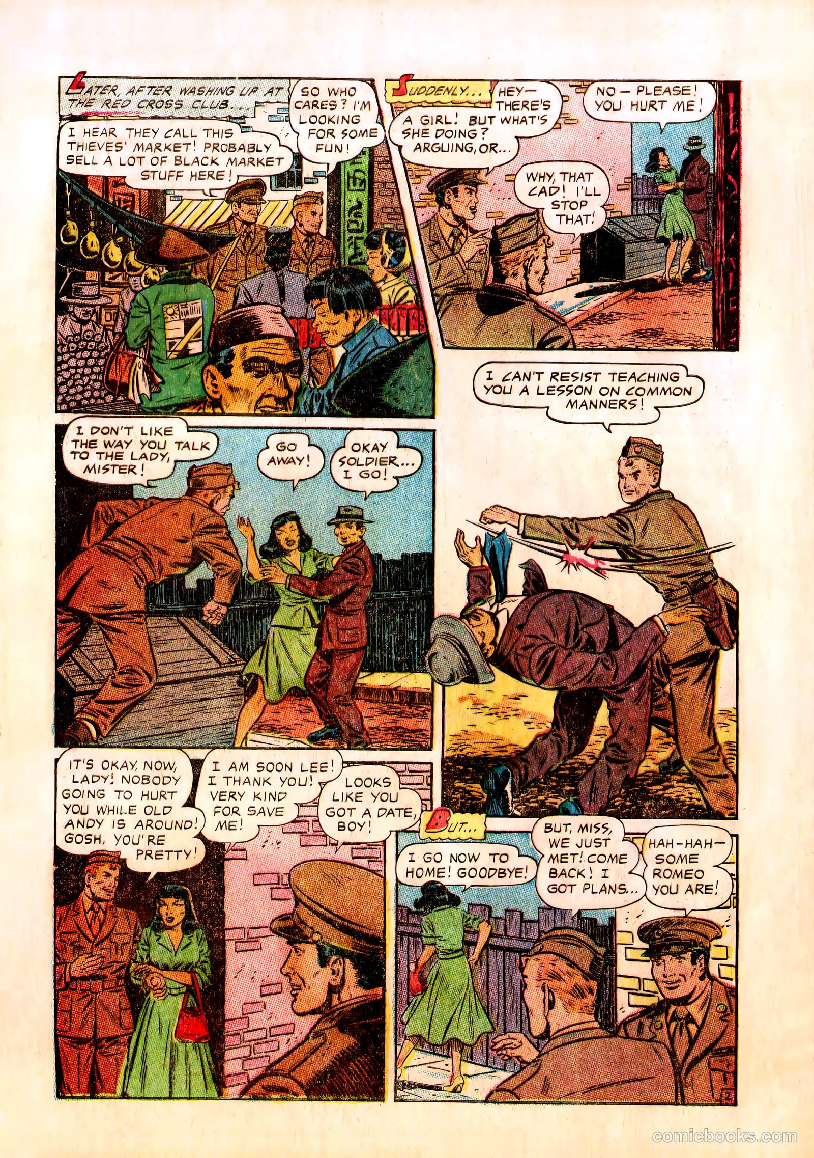 Men in Action #3 (1957) — page 4 of 36