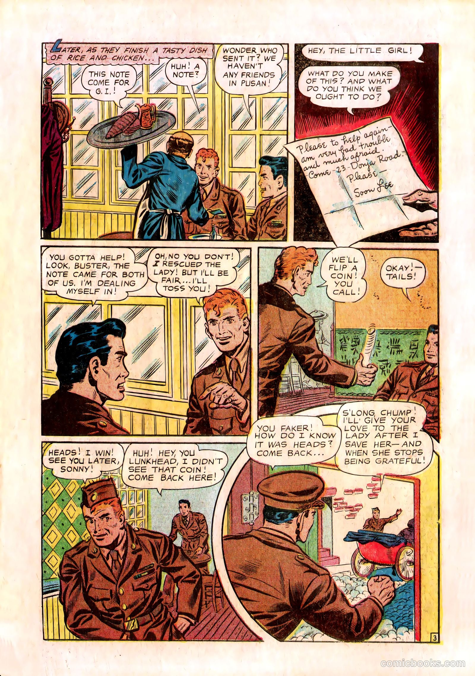 Men in Action #3 (1957) — page 5 of 36