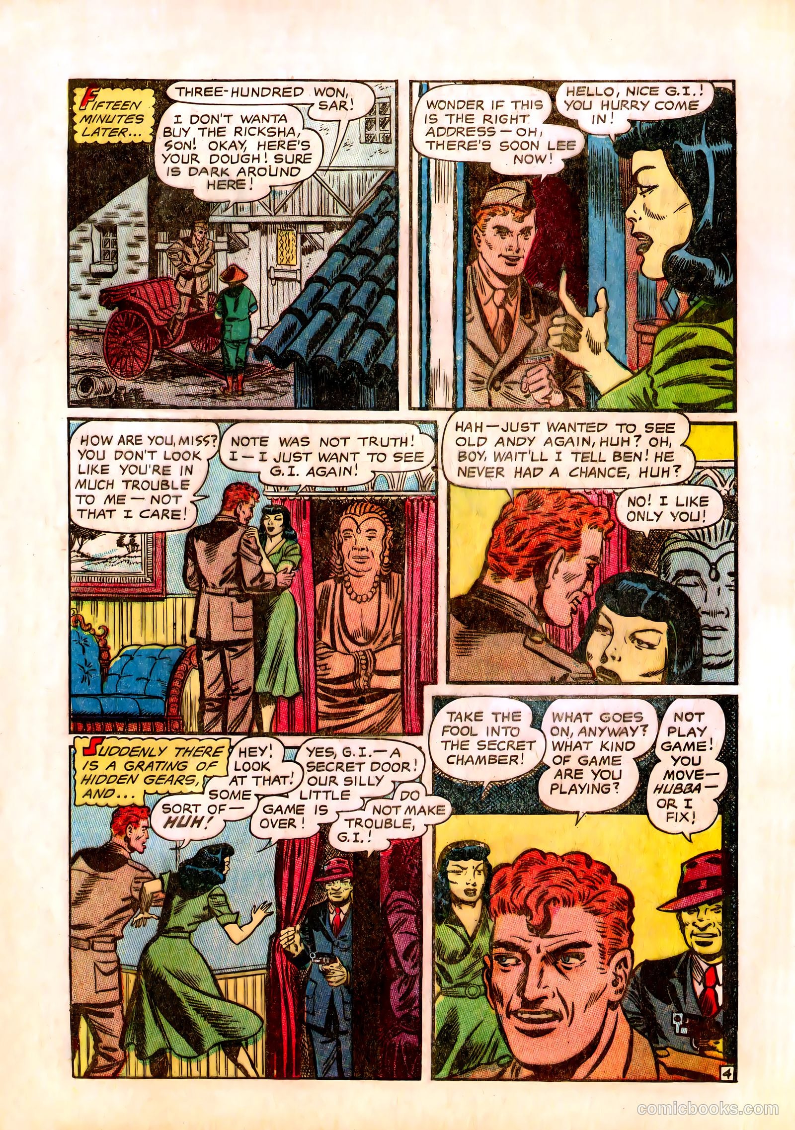 Men in Action #3 (1957) — page 7 of 36