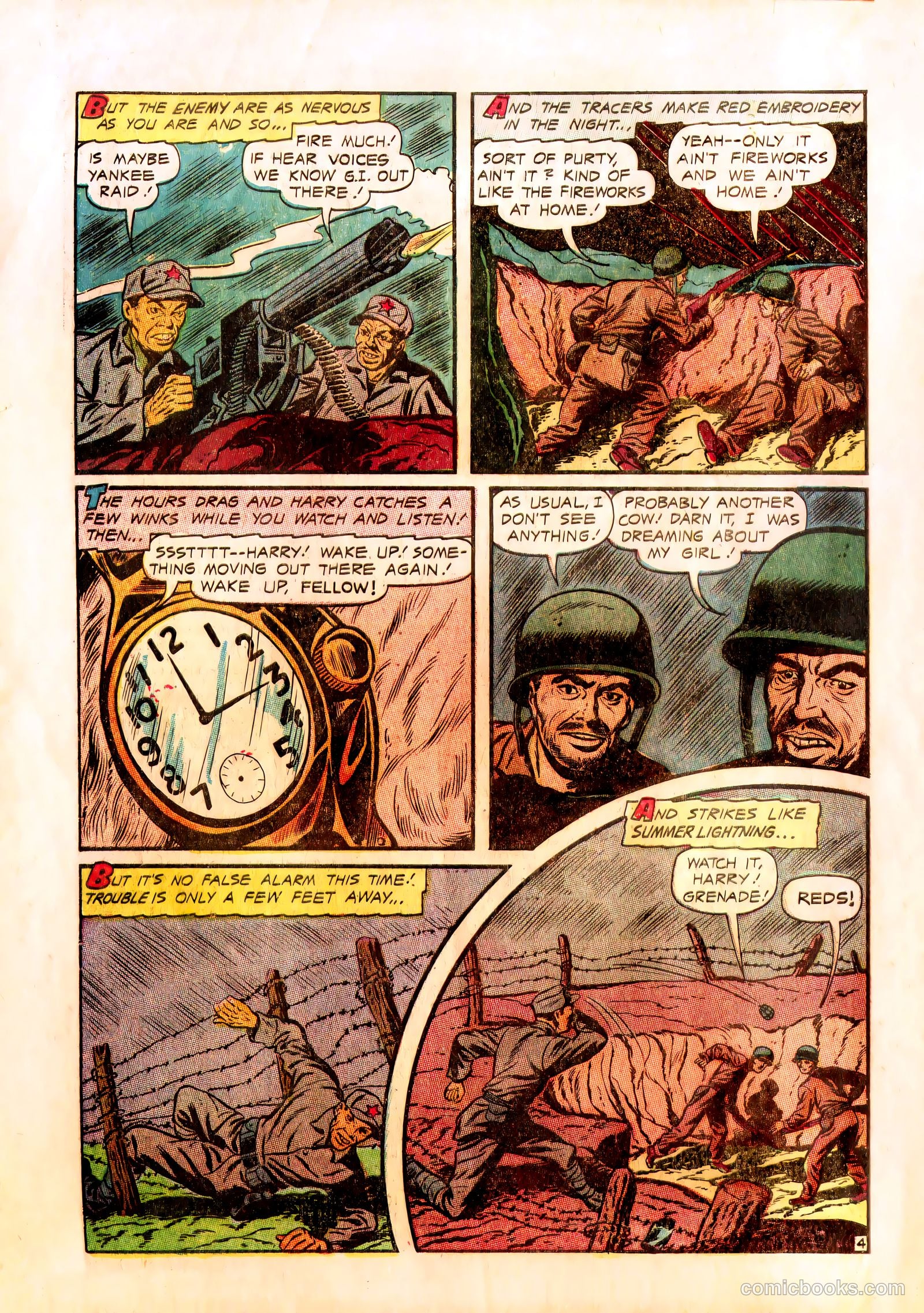 Men in Action #3 (1957) — page 32 of 36