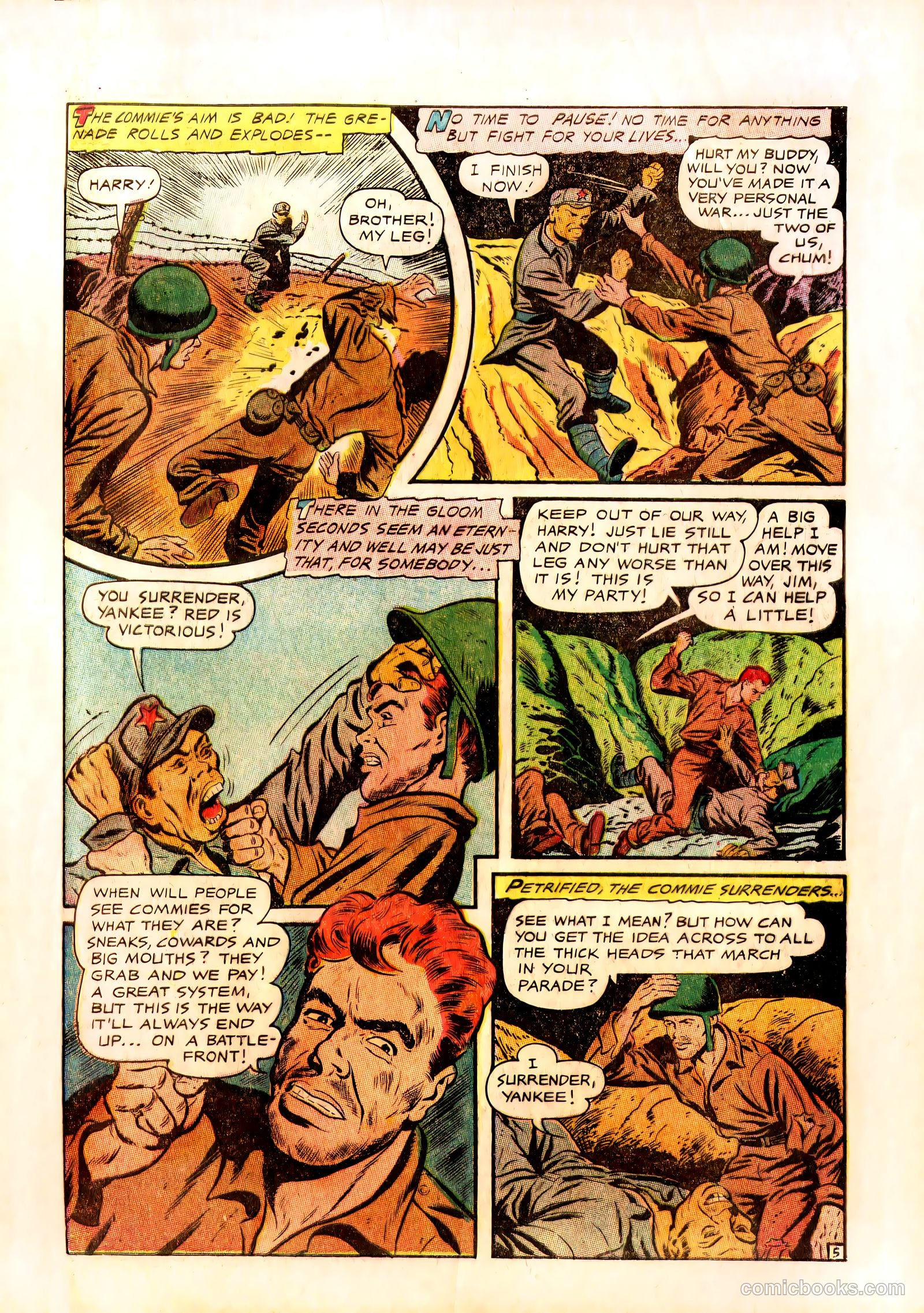 Men in Action #3 (1957) — page 33 of 36