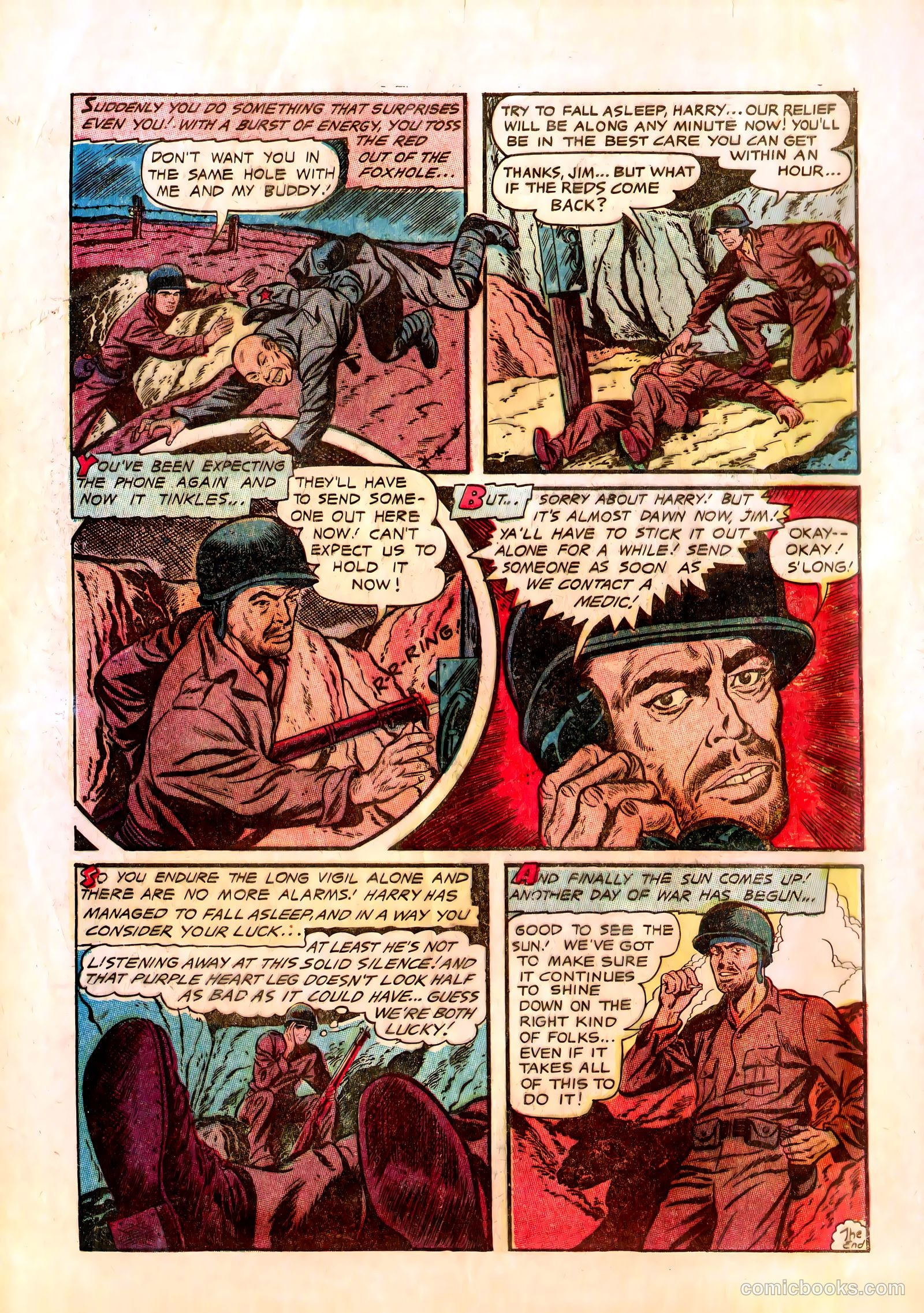 Men in Action #3 (1957) — page 34 of 36