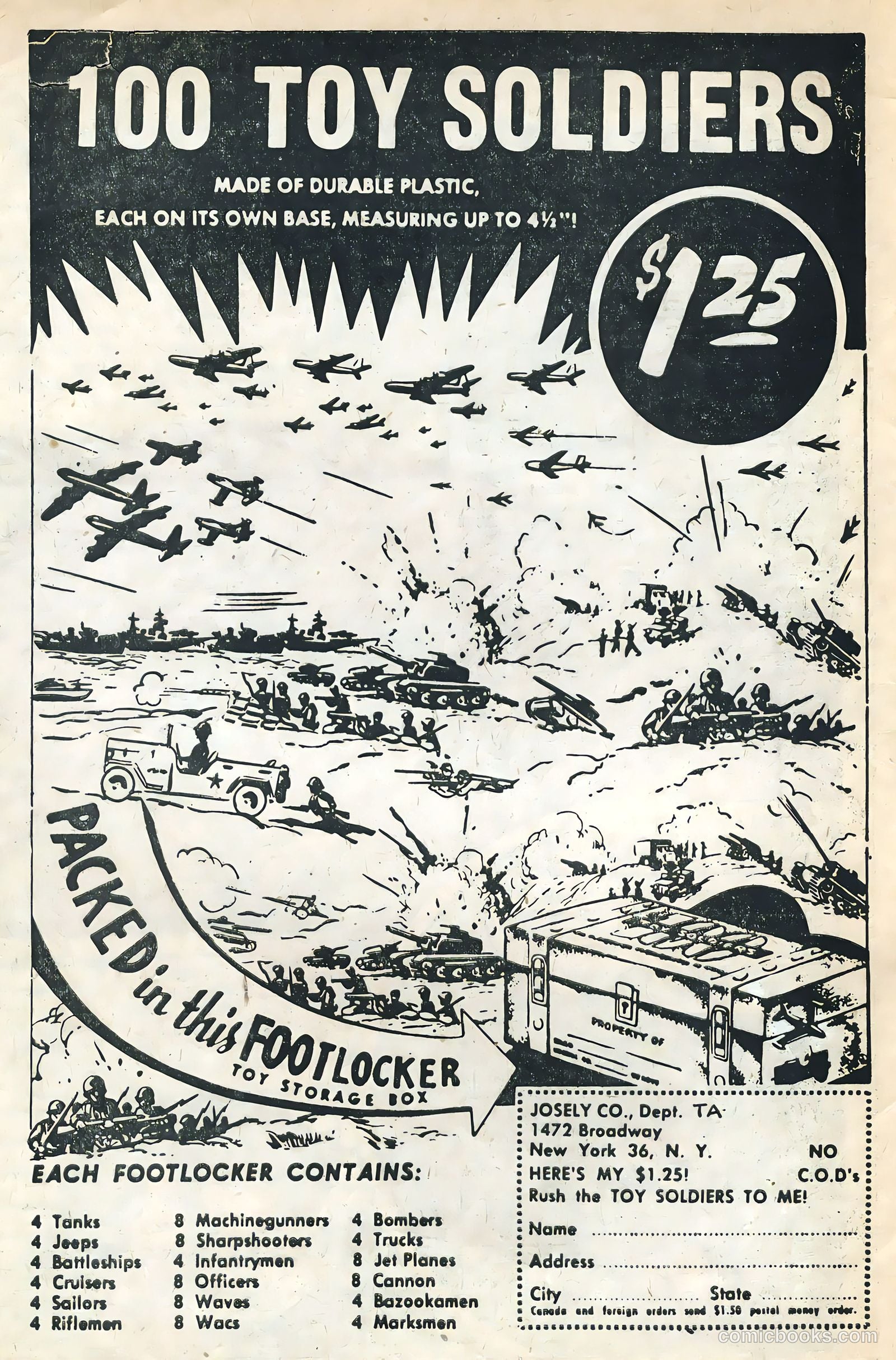 Men in Action #4 (1957) — page 4 of 36