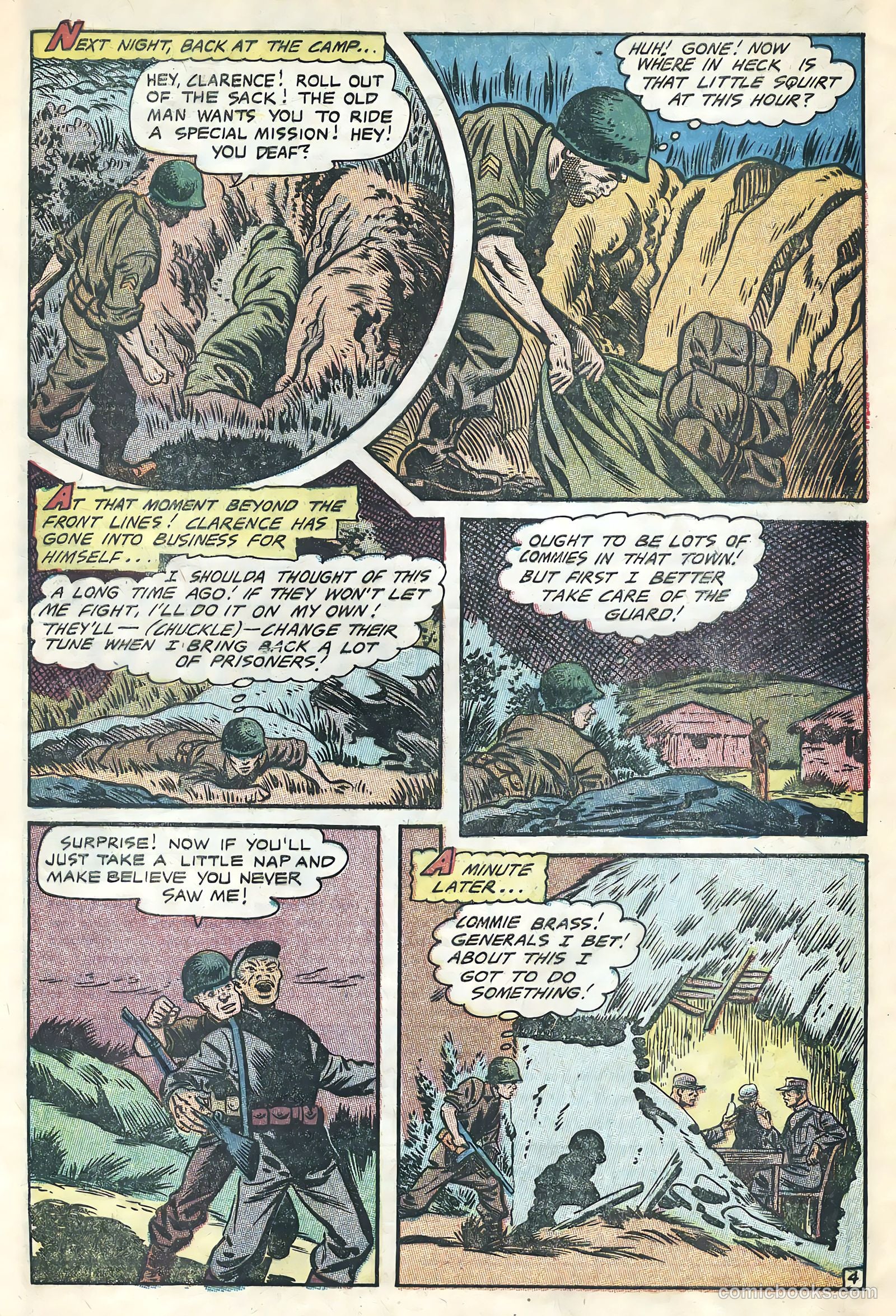 Men in Action #4 (1957) — page 7 of 36