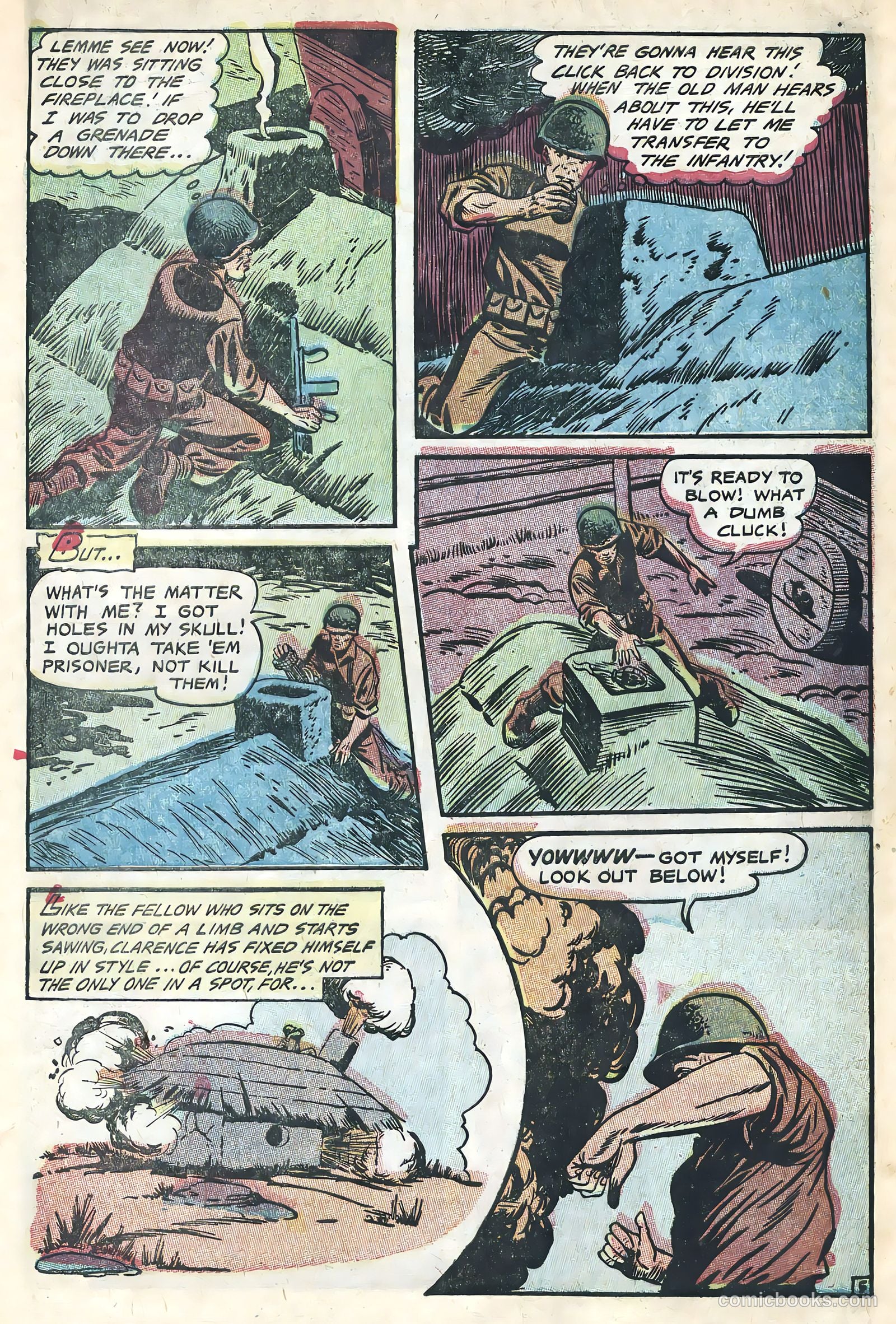Men in Action #4 (1957) — page 9 of 36