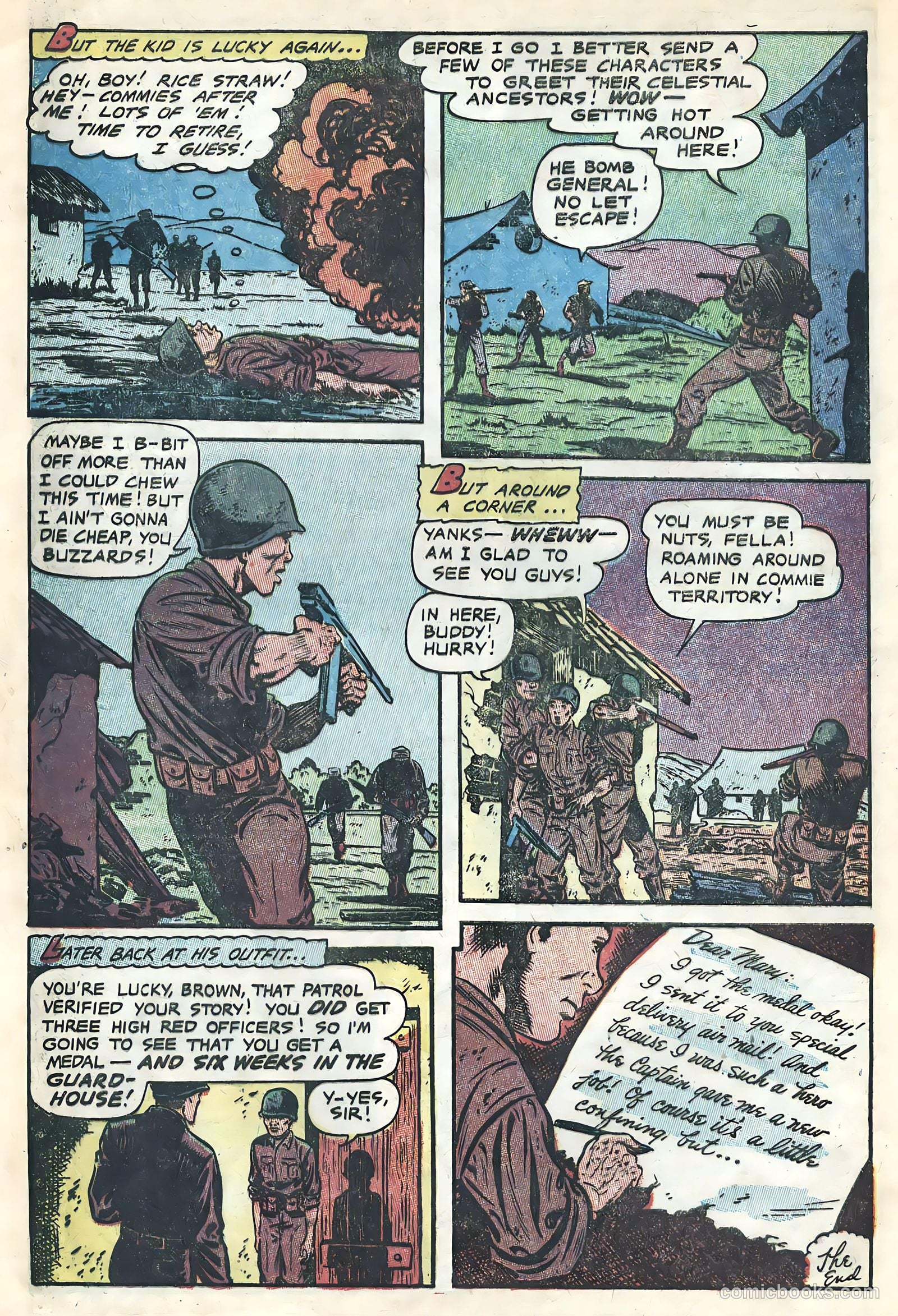 Men in Action #4 (1957) — page 10 of 36