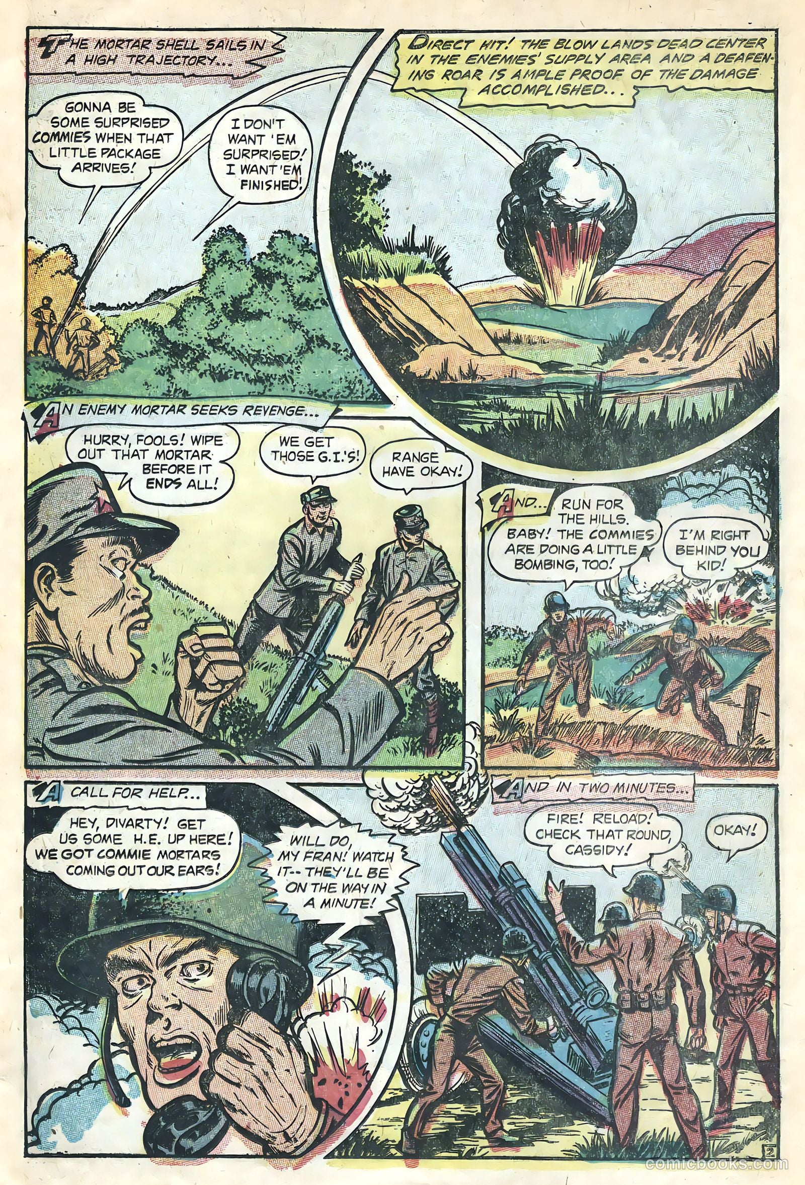 Men in Action #4 (1957) — page 12 of 36