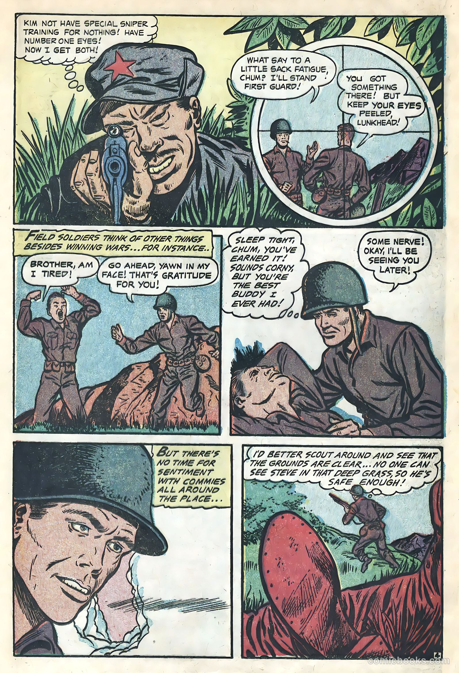 Men in Action #4 (1957) — page 15 of 36