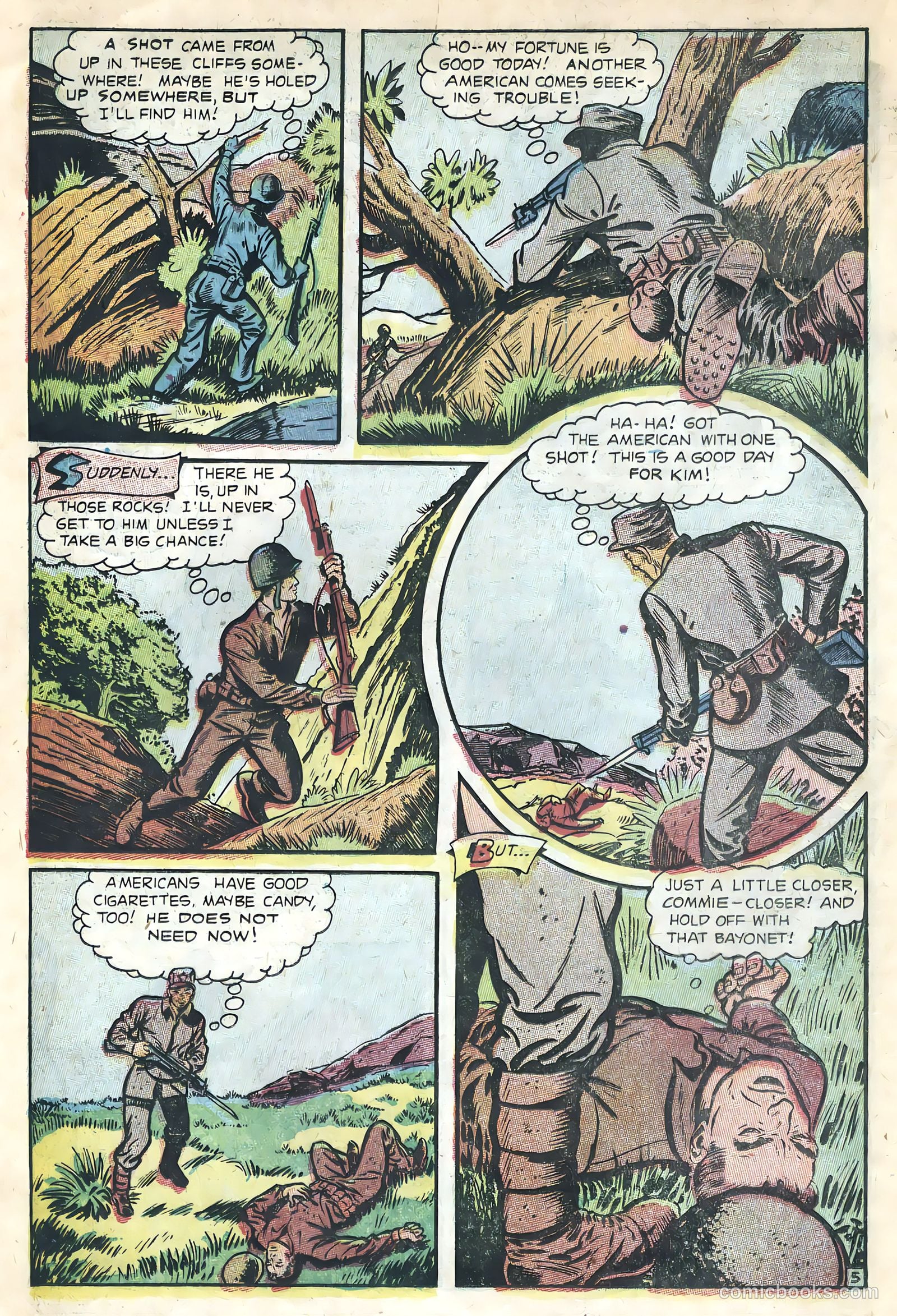 Men in Action #4 (1957) — page 16 of 36