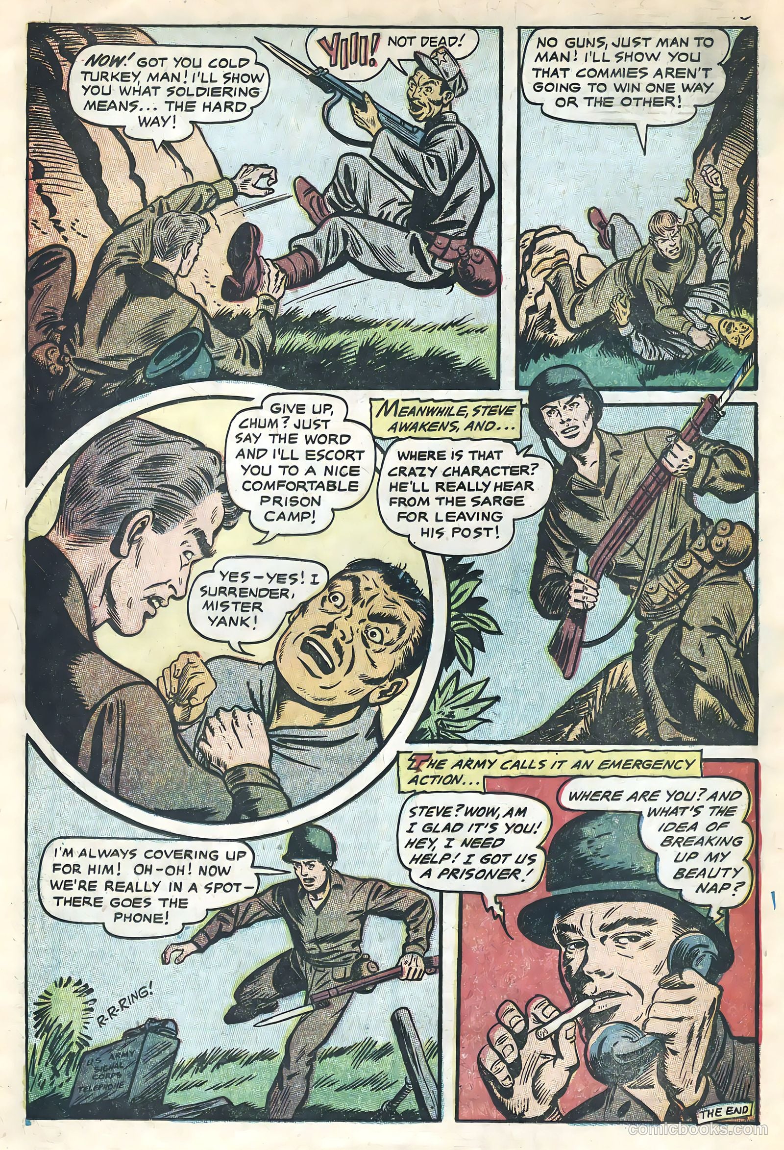 Men in Action #4 (1957) — page 18 of 36