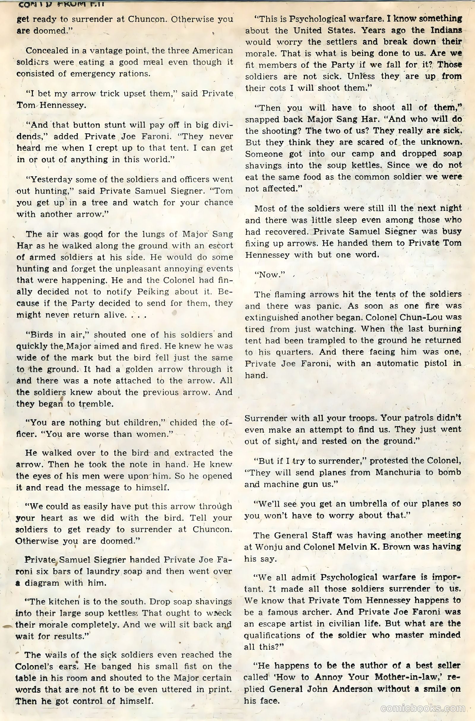 Men in Action #4 (1957) — page 20 of 36