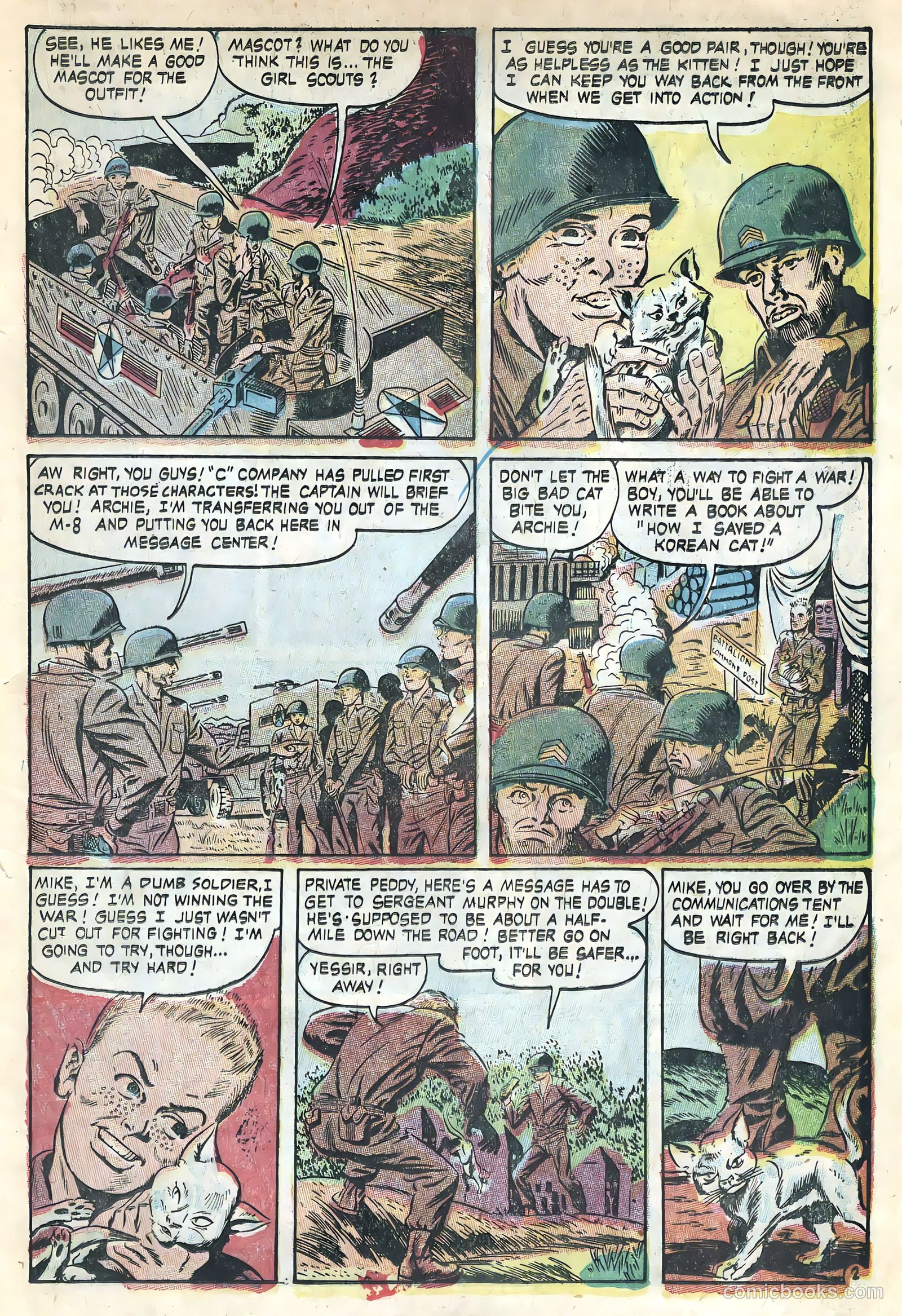 Men in Action #4 (1957) — page 21 of 36