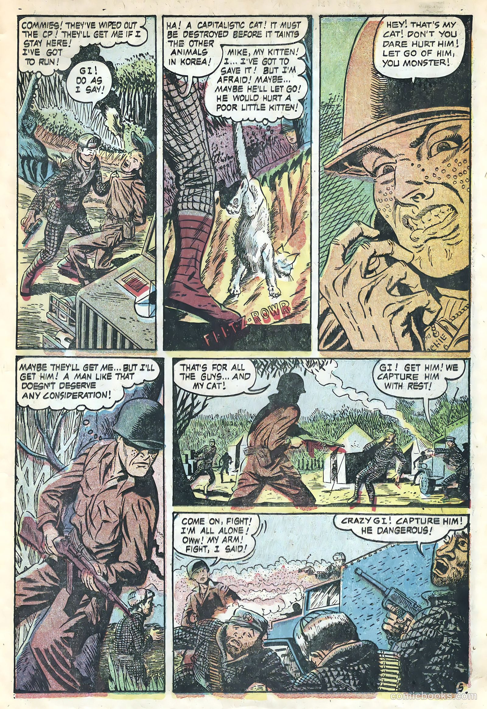 Men in Action #4 (1957) — page 25 of 36