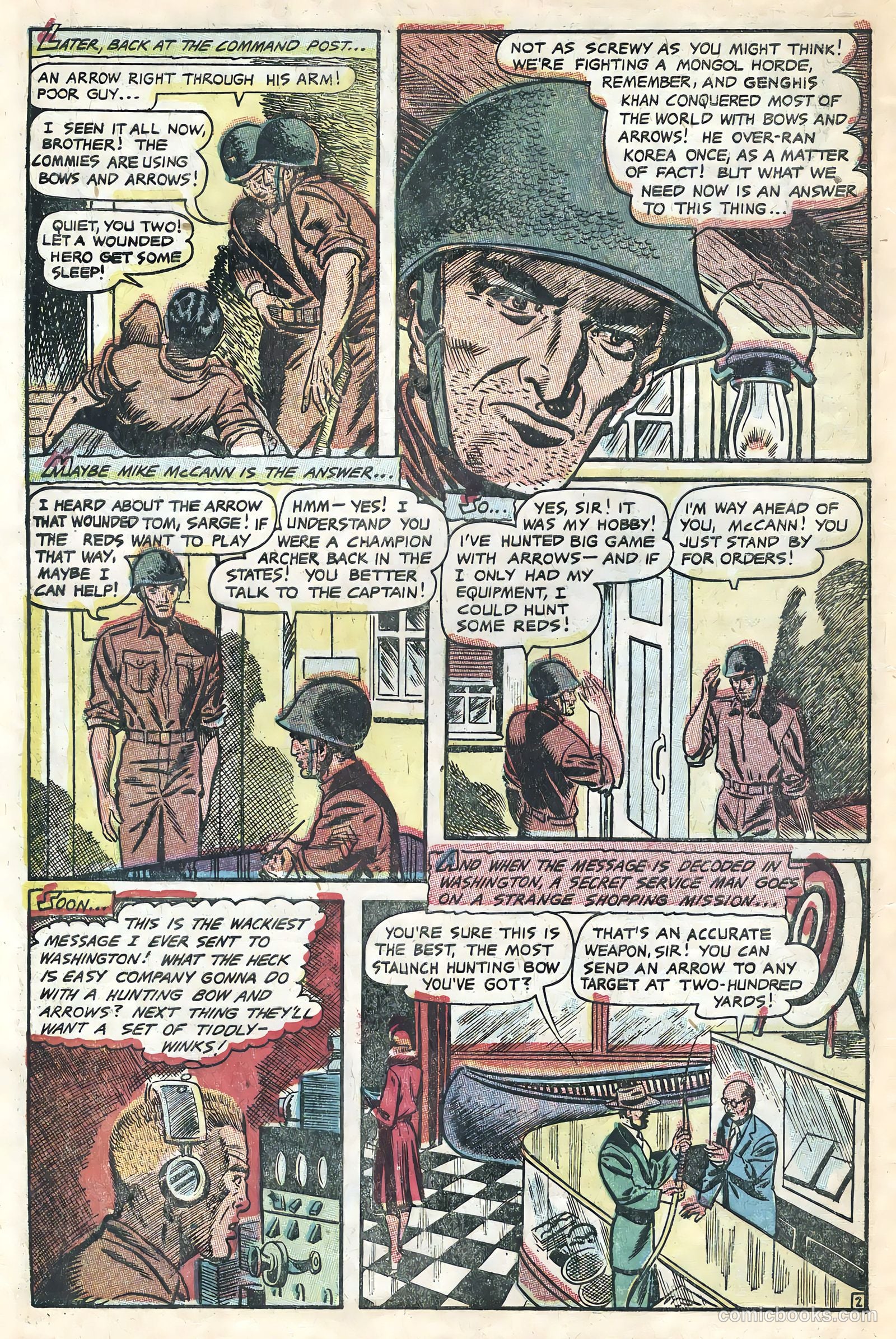 Men in Action #4 (1957) — page 28 of 36