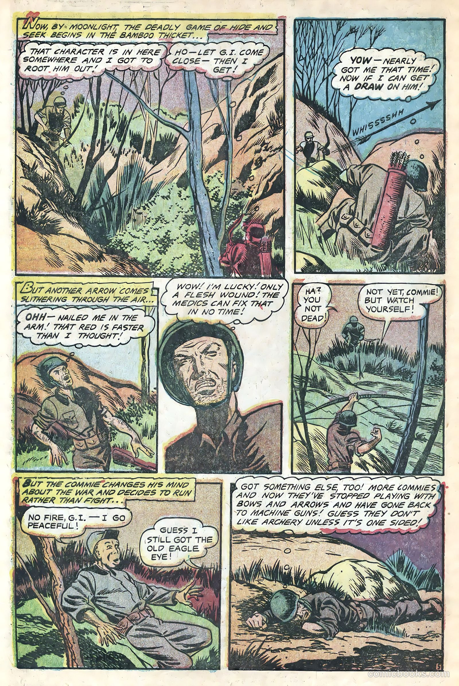 Men in Action #4 (1957) — page 32 of 36