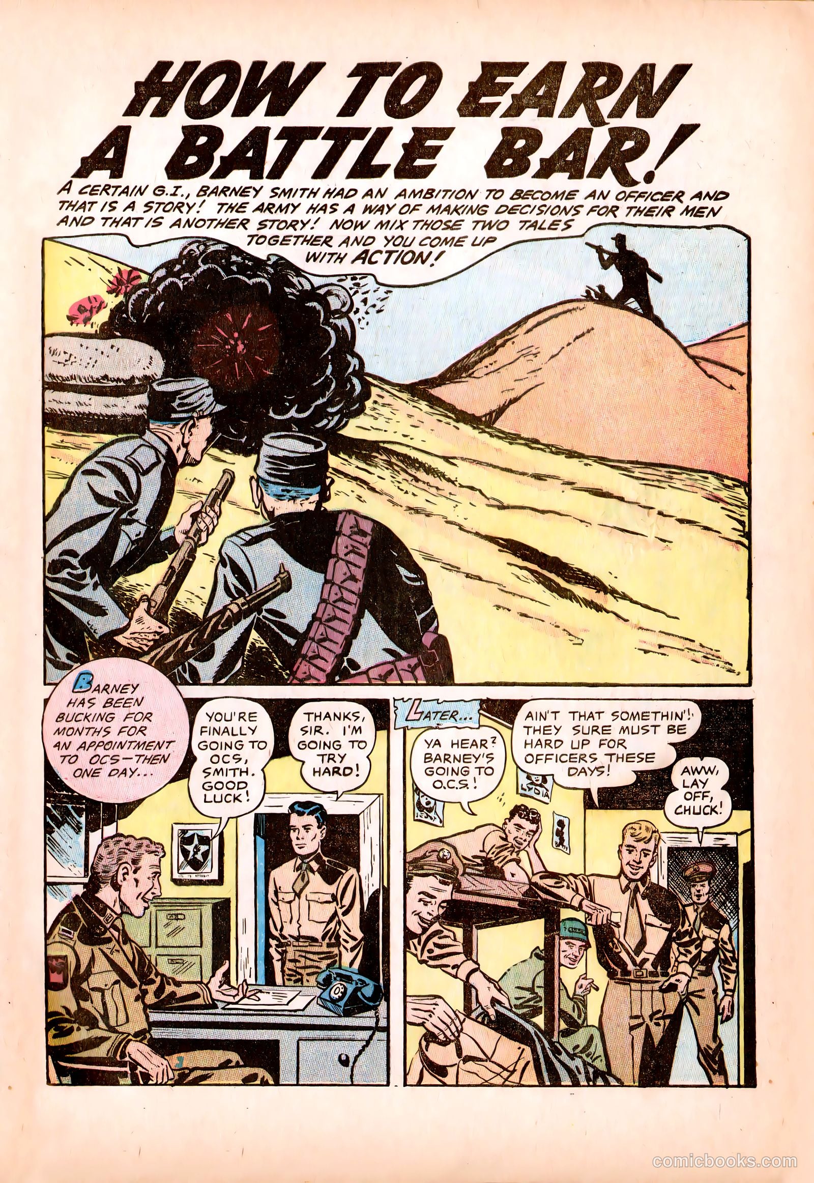 Men in Action #5 (1958) — page 3 of 36