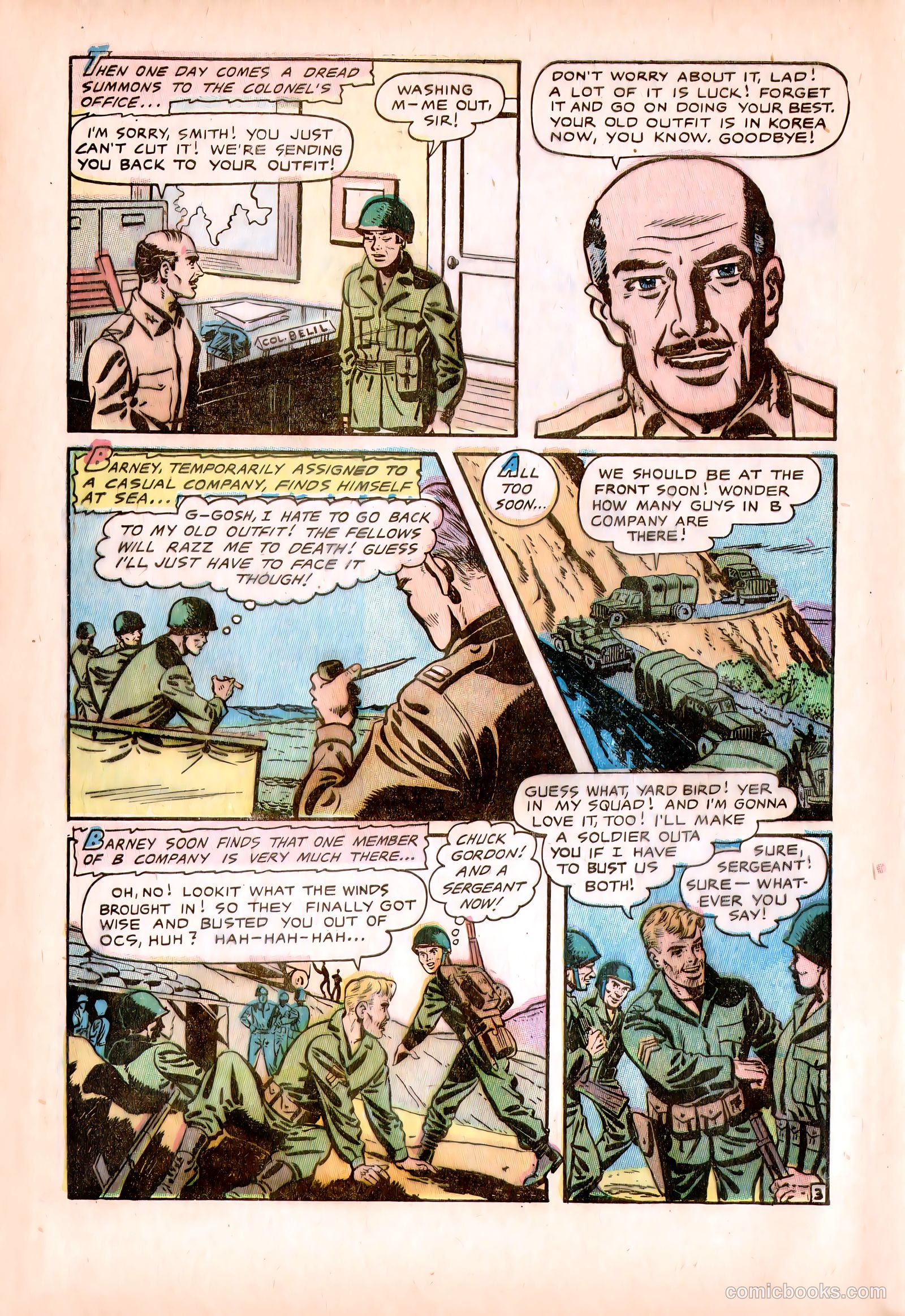 Men in Action #5 (1958) — page 6 of 36