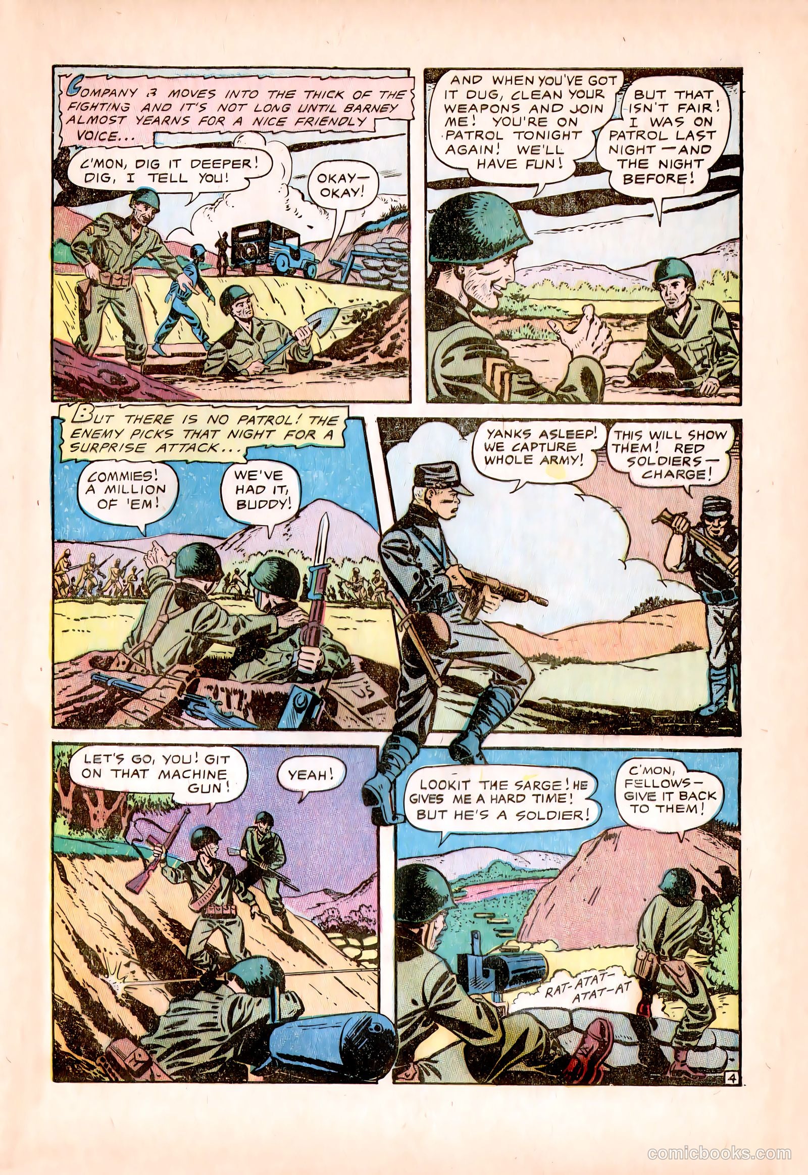 Men in Action #5 (1958) — page 7 of 36