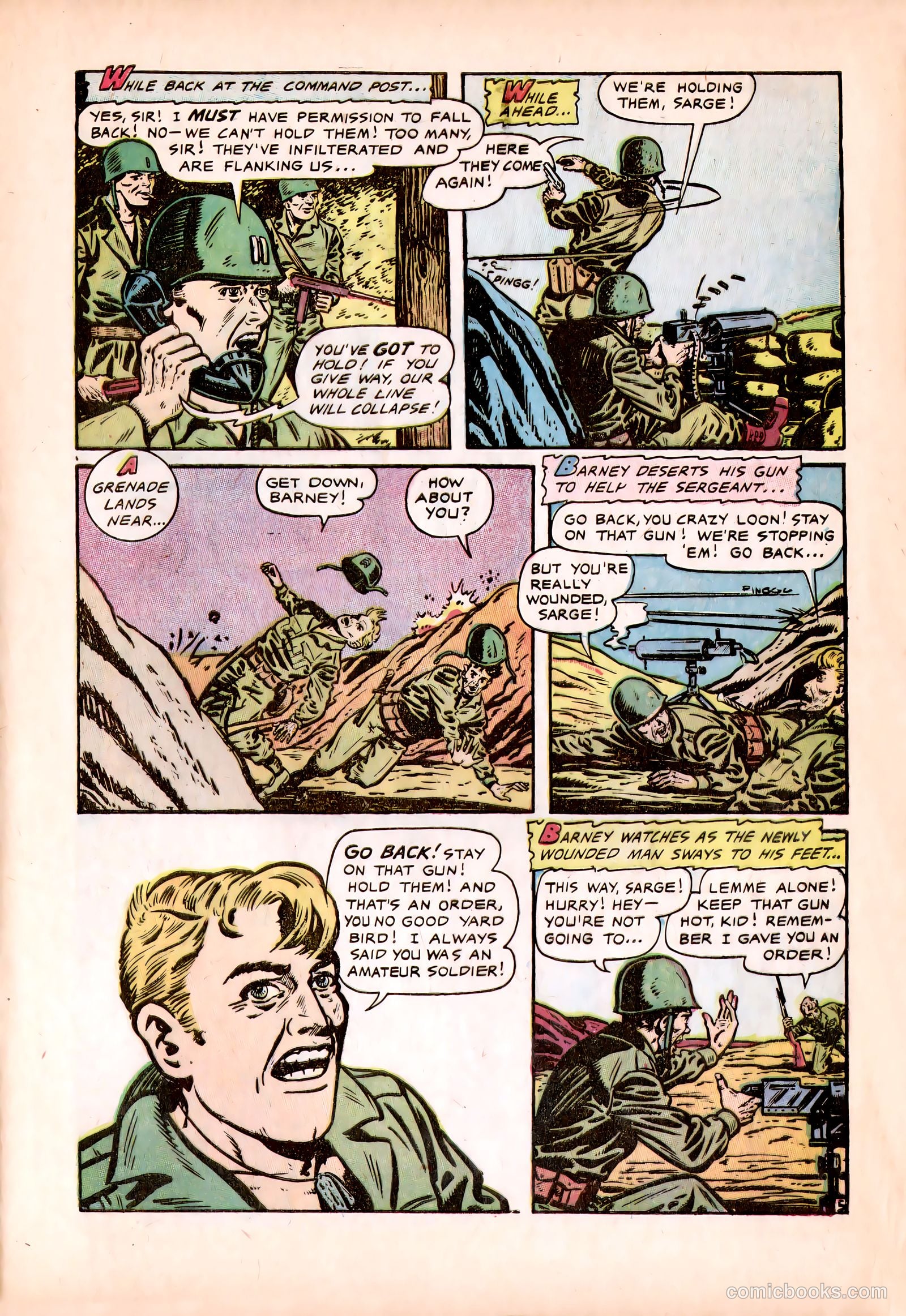 Men in Action #5 (1958) — page 9 of 36