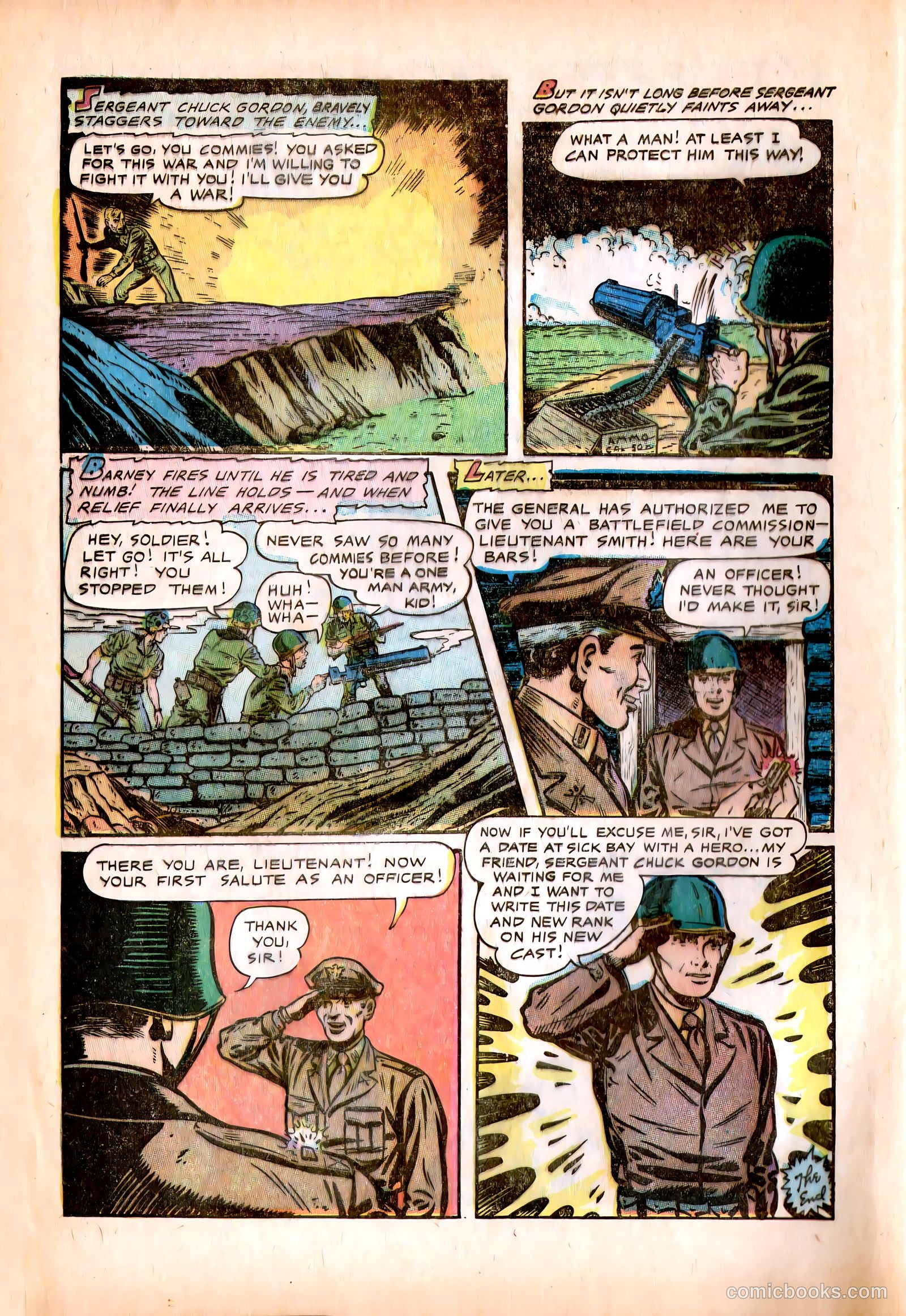 Men in Action #5 (1958) — page 10 of 36