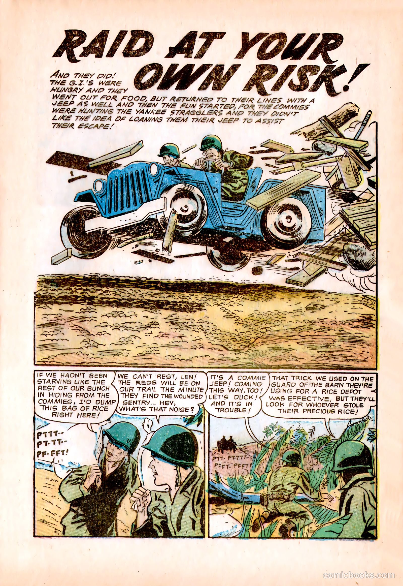 Men in Action #5 (1958) — page 11 of 36