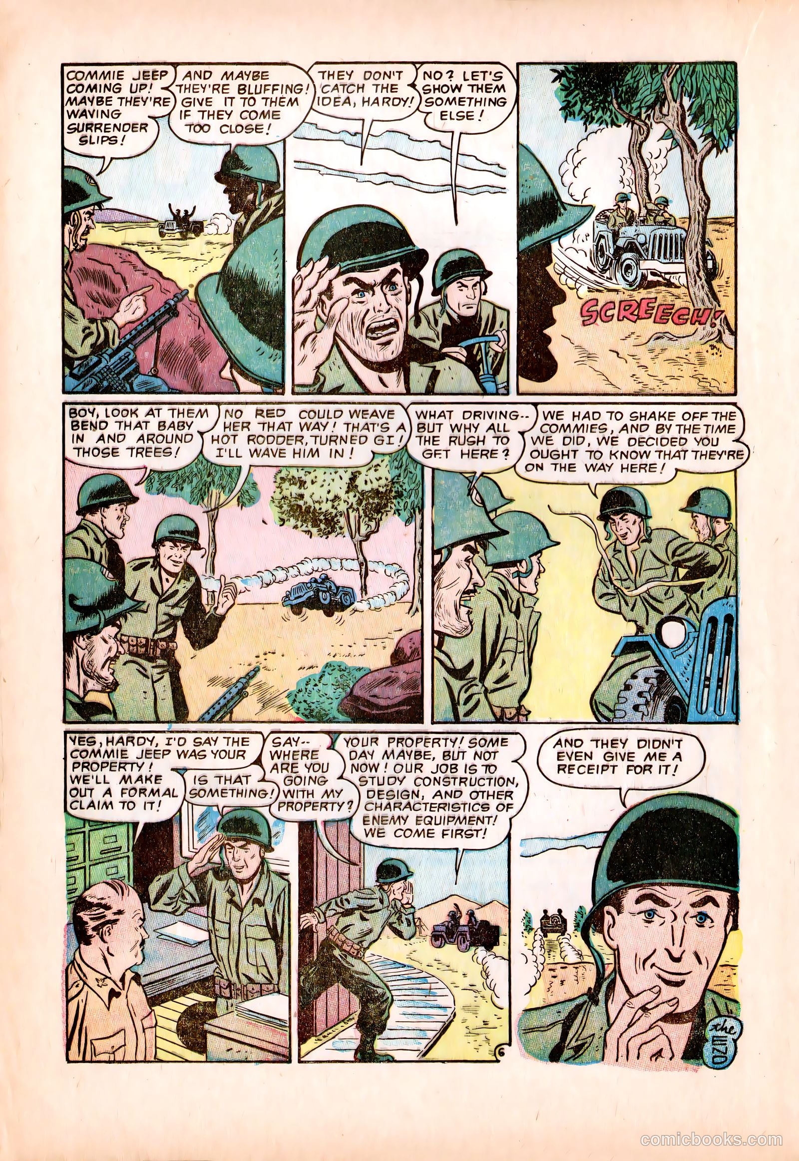 Men in Action #5 (1958) — page 18 of 36